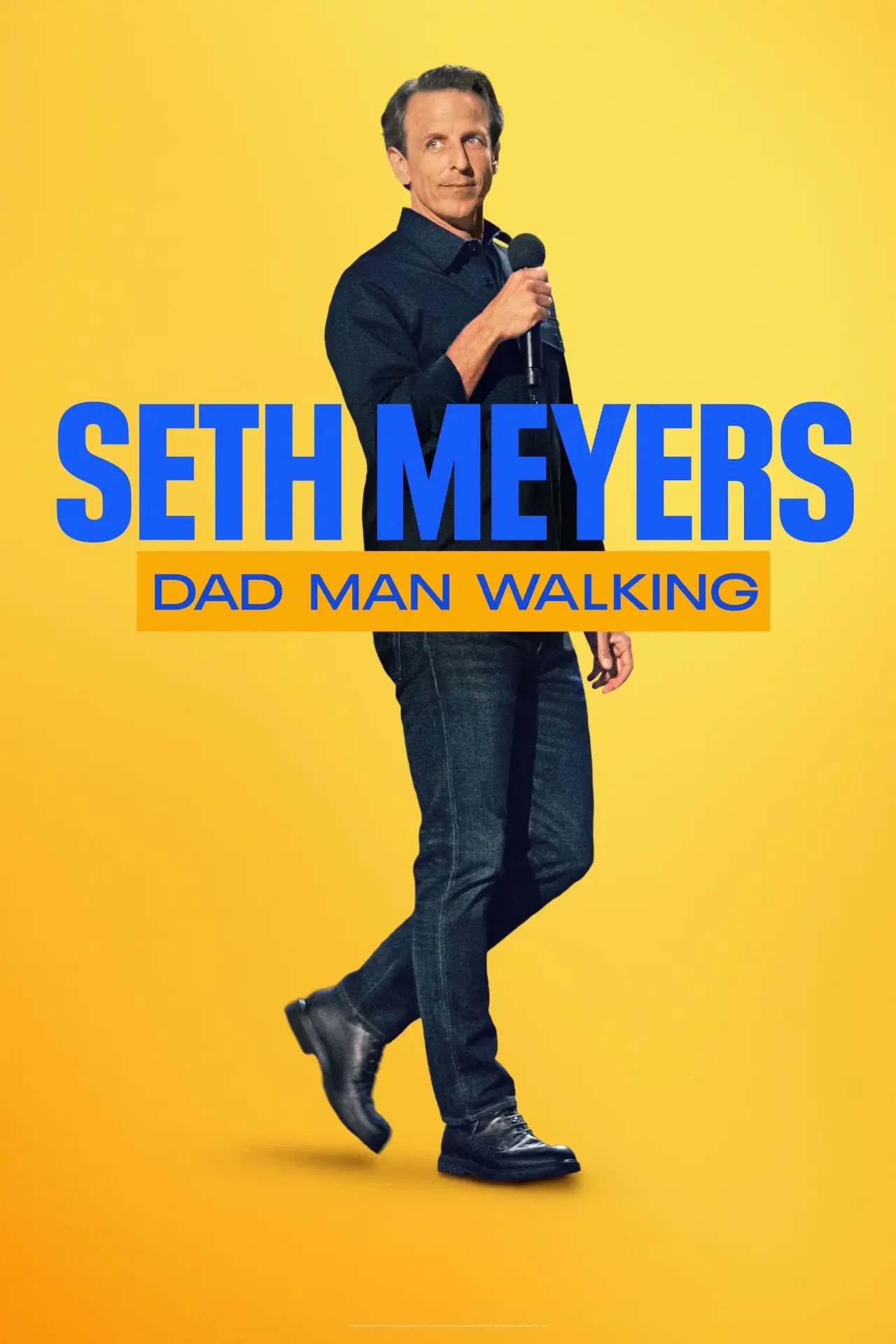 Movie poster "Seth Meyers: Dad Man Walking"