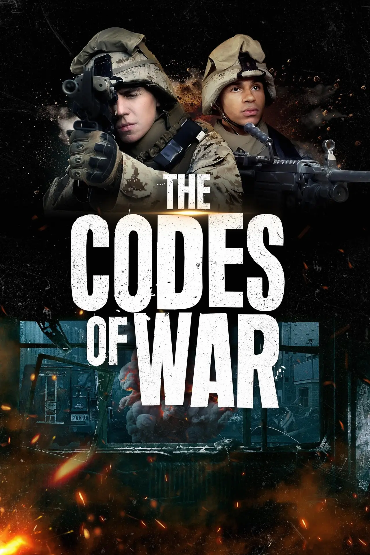 Movie poster "The Codes of War"