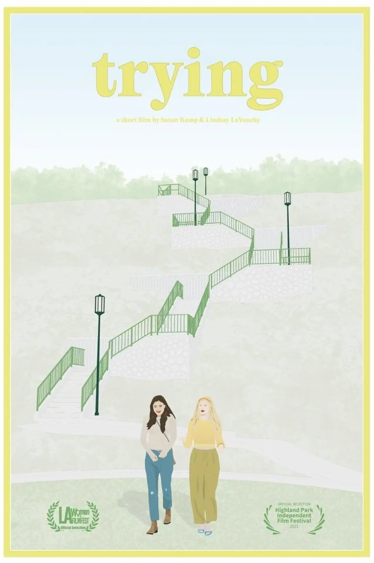 Movie poster "Trying"