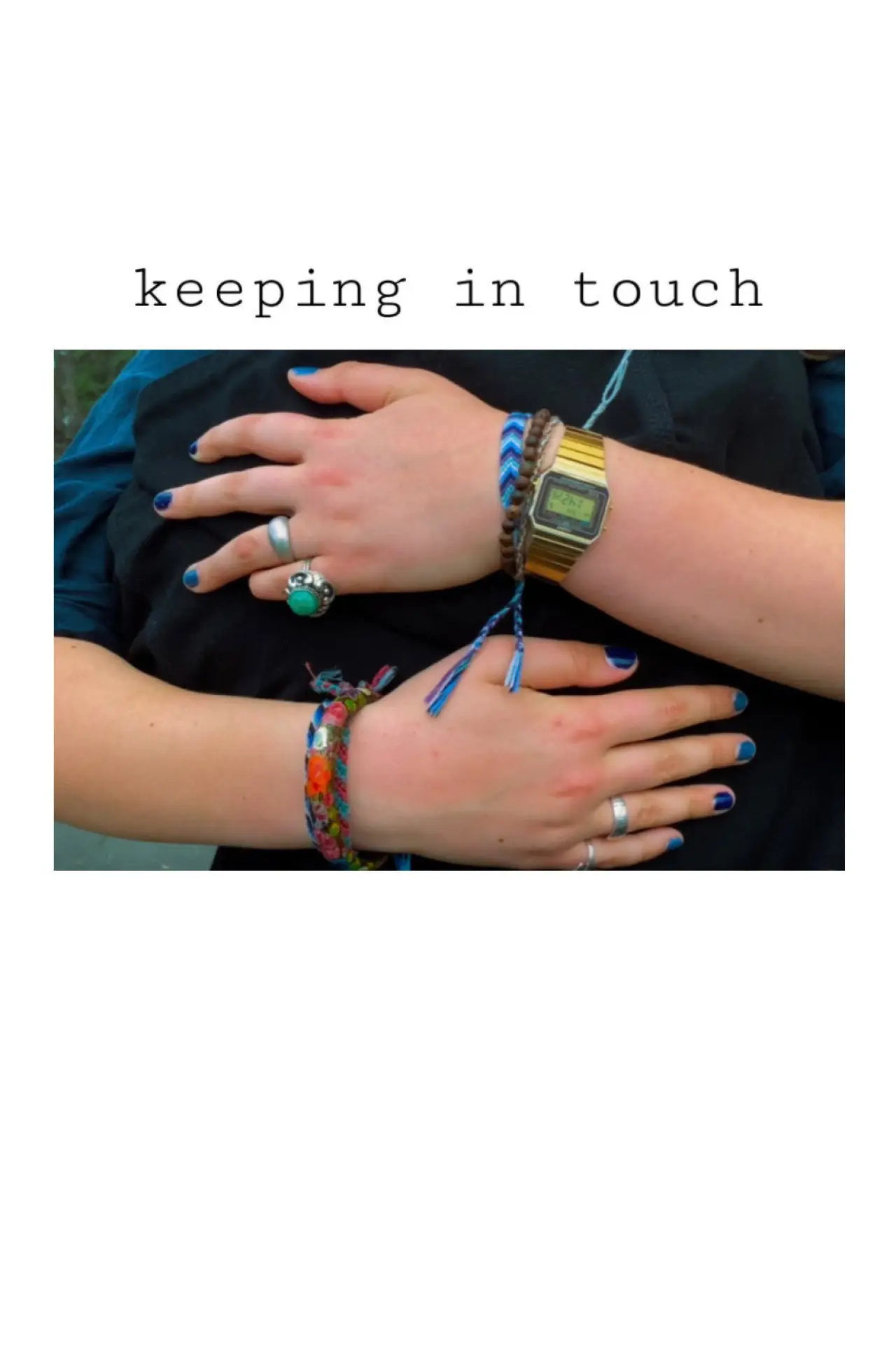 Movie poster "Keeping in touch"
