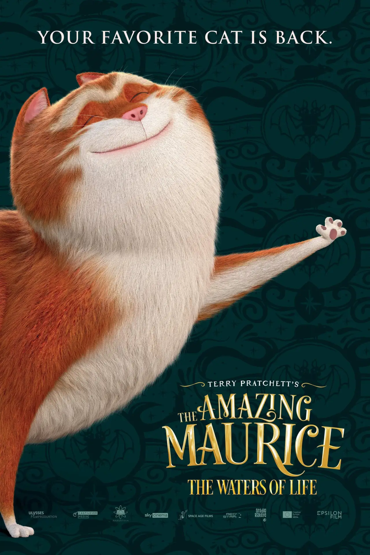 Movie poster "The Amazing Maurice: The Waters of Life"
