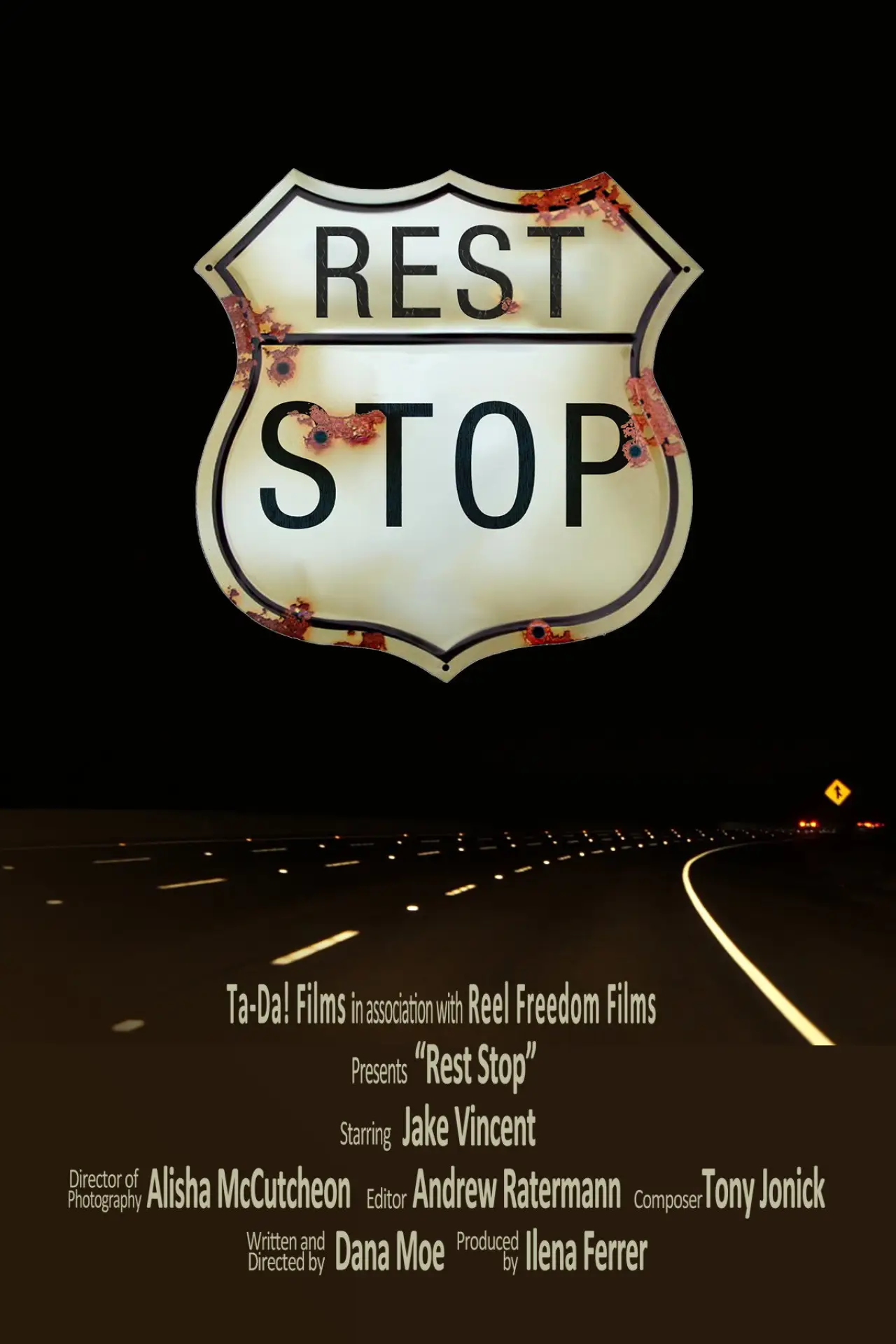 Movie poster "Rest Stop"