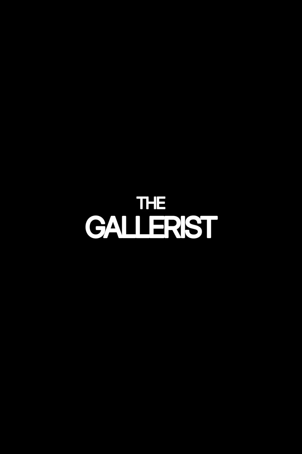 Movie poster "The Gallerist"