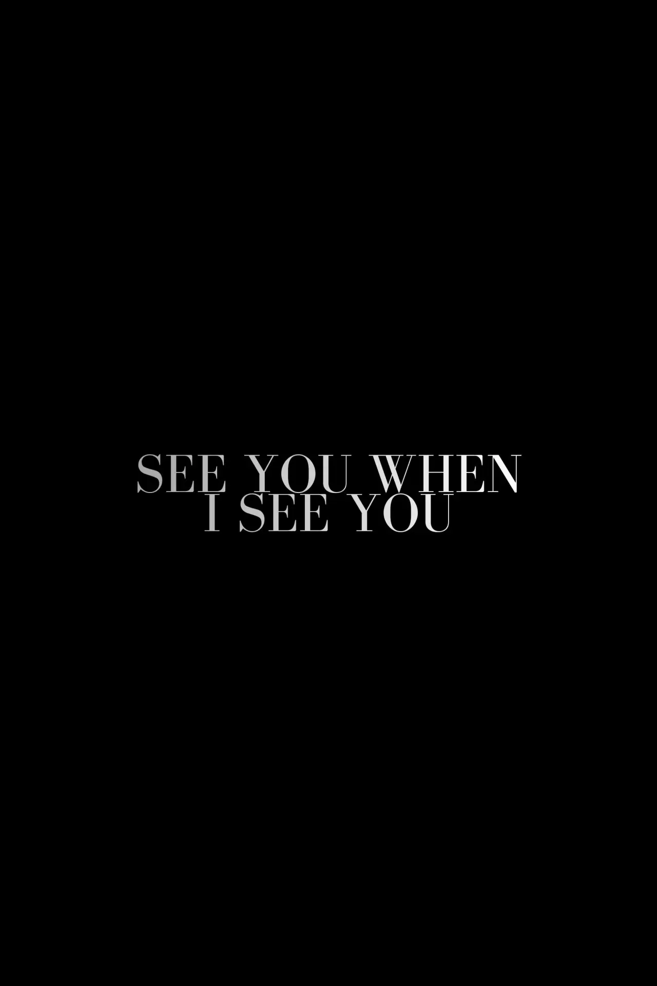 Movie poster "See You When I See You"
