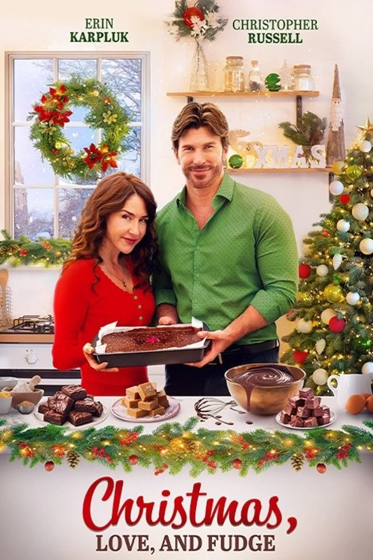Movie poster "Christmas, Love and Fudge"