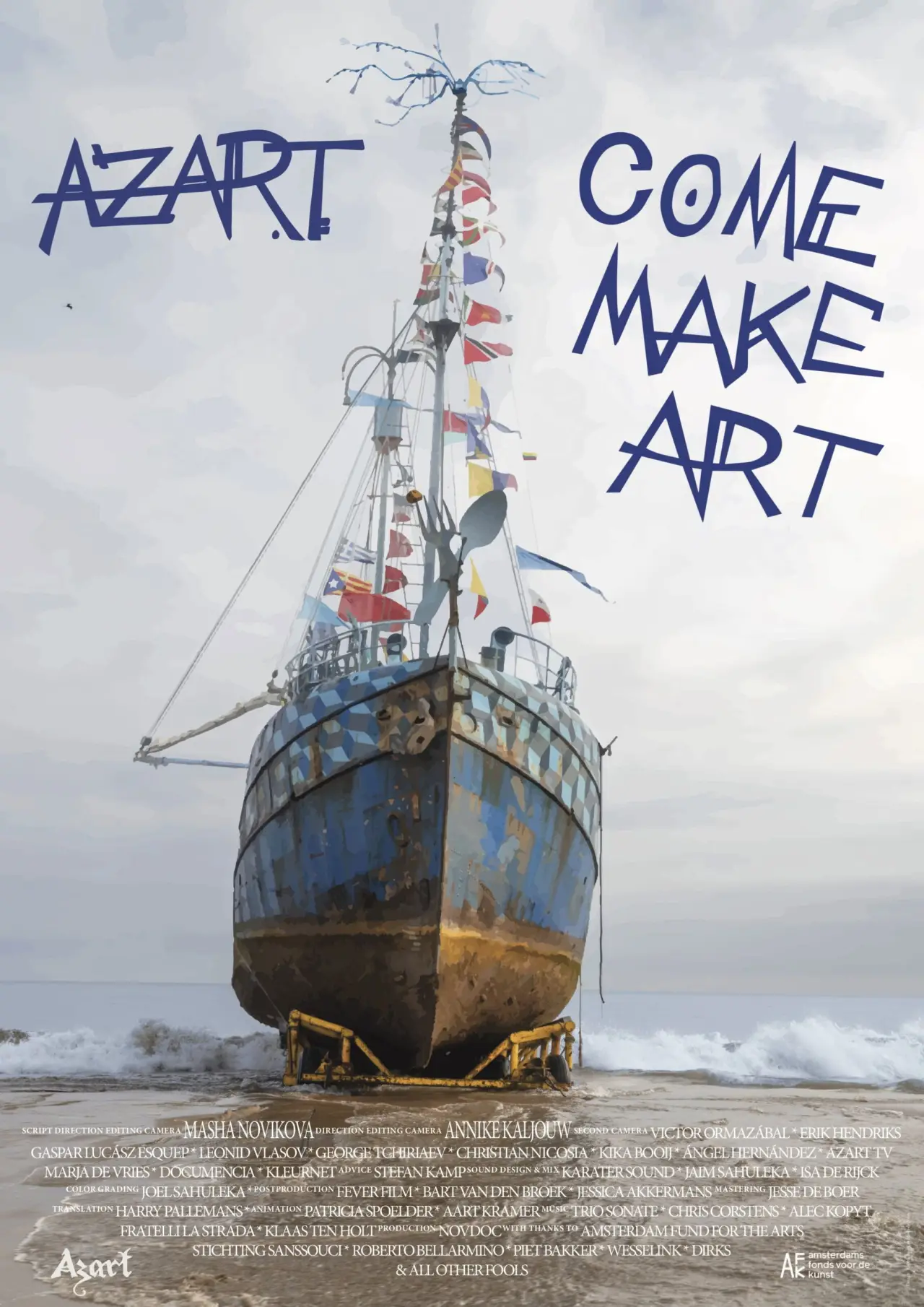 Movie poster "Azart Come Make Art"