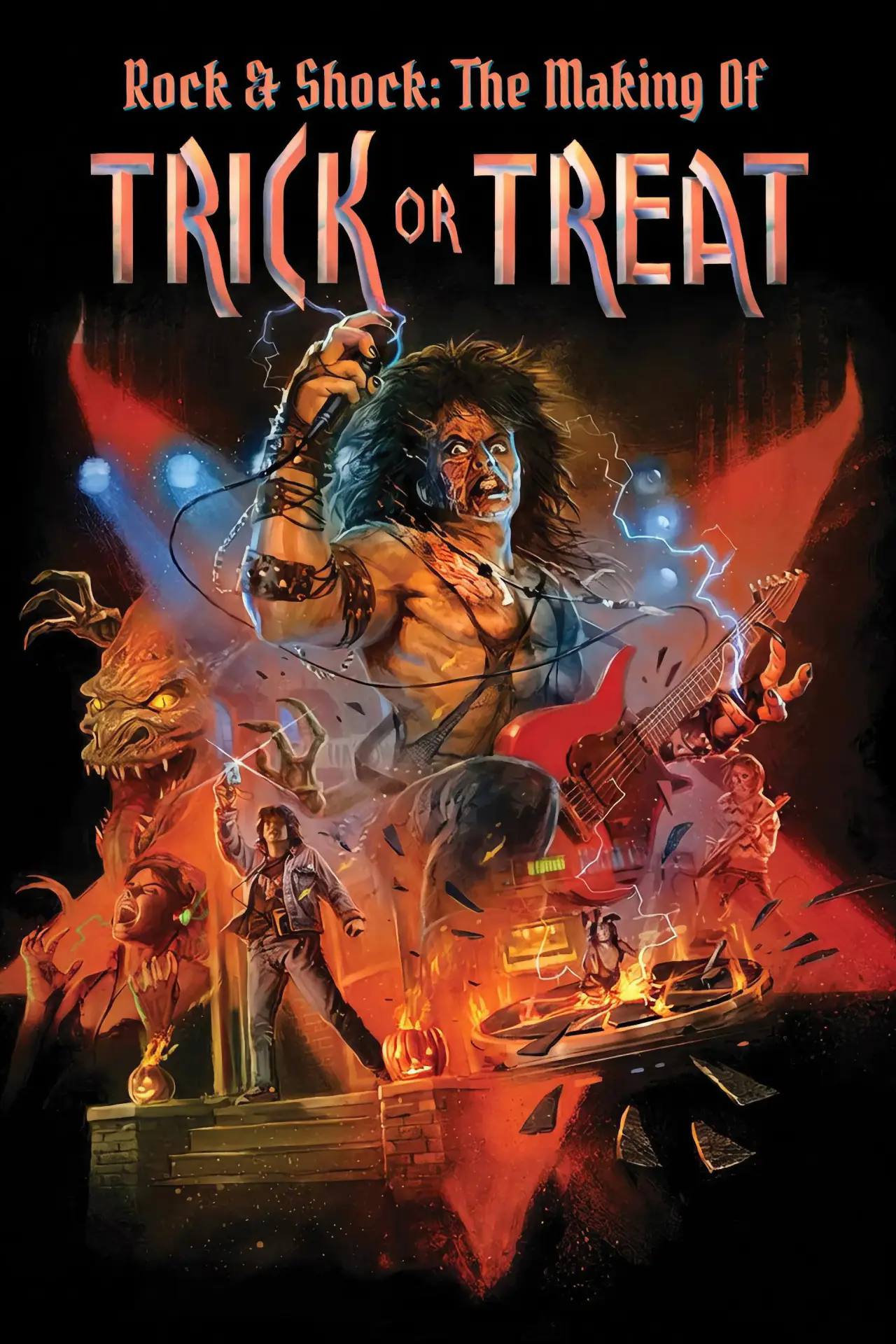 Movie poster "Rock & Shock: The Making of Trick or Treat"