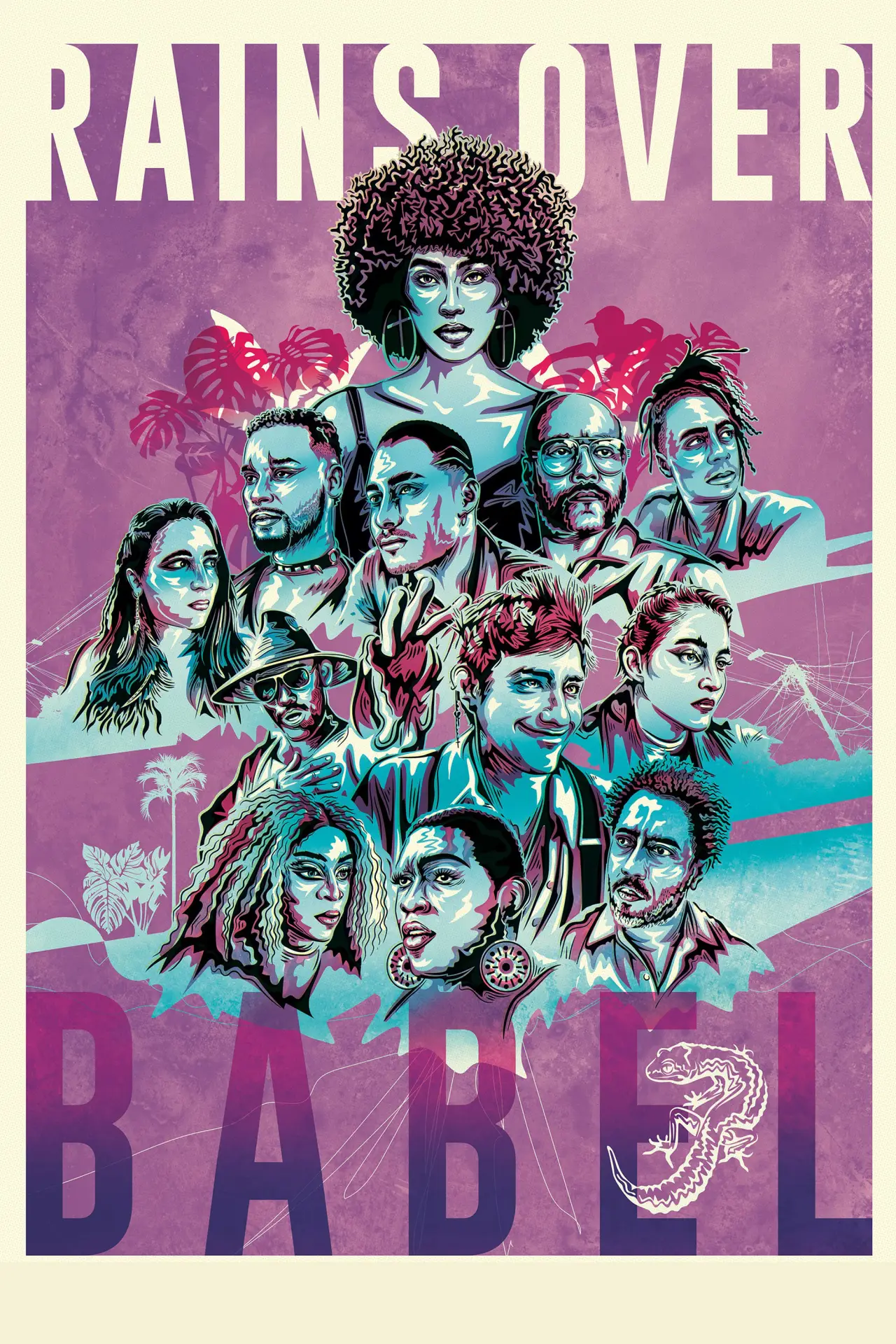 Movie poster "Rains Over Babel"