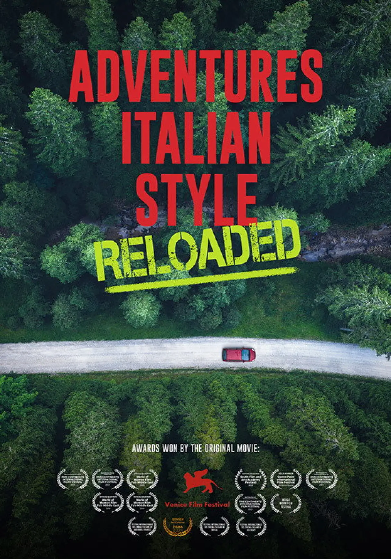 Movie poster "Adventures Italian Style Reloaded"