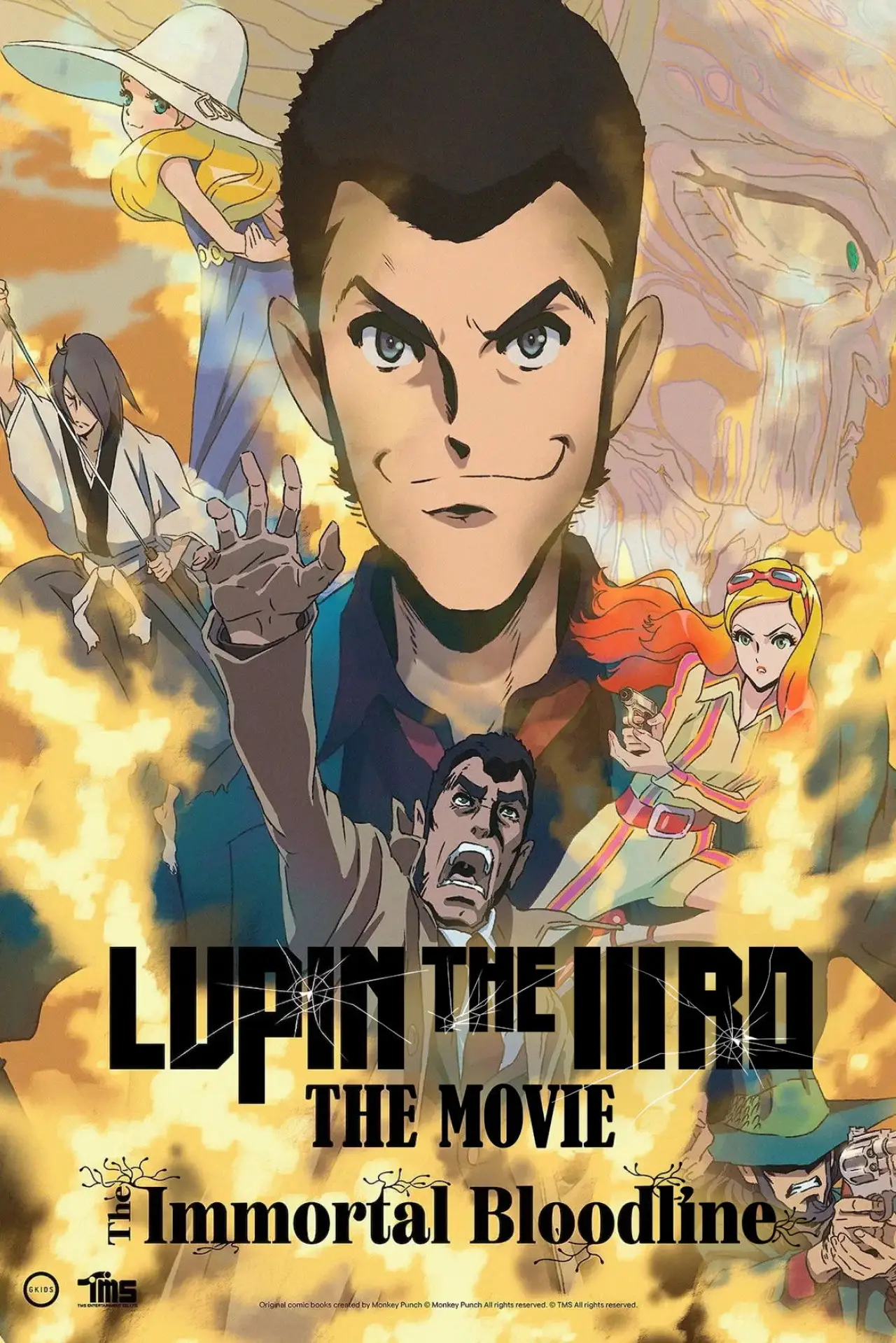 Movie poster "LUPIN THE IIIRD: The Movie - The Immortal Bloodline"