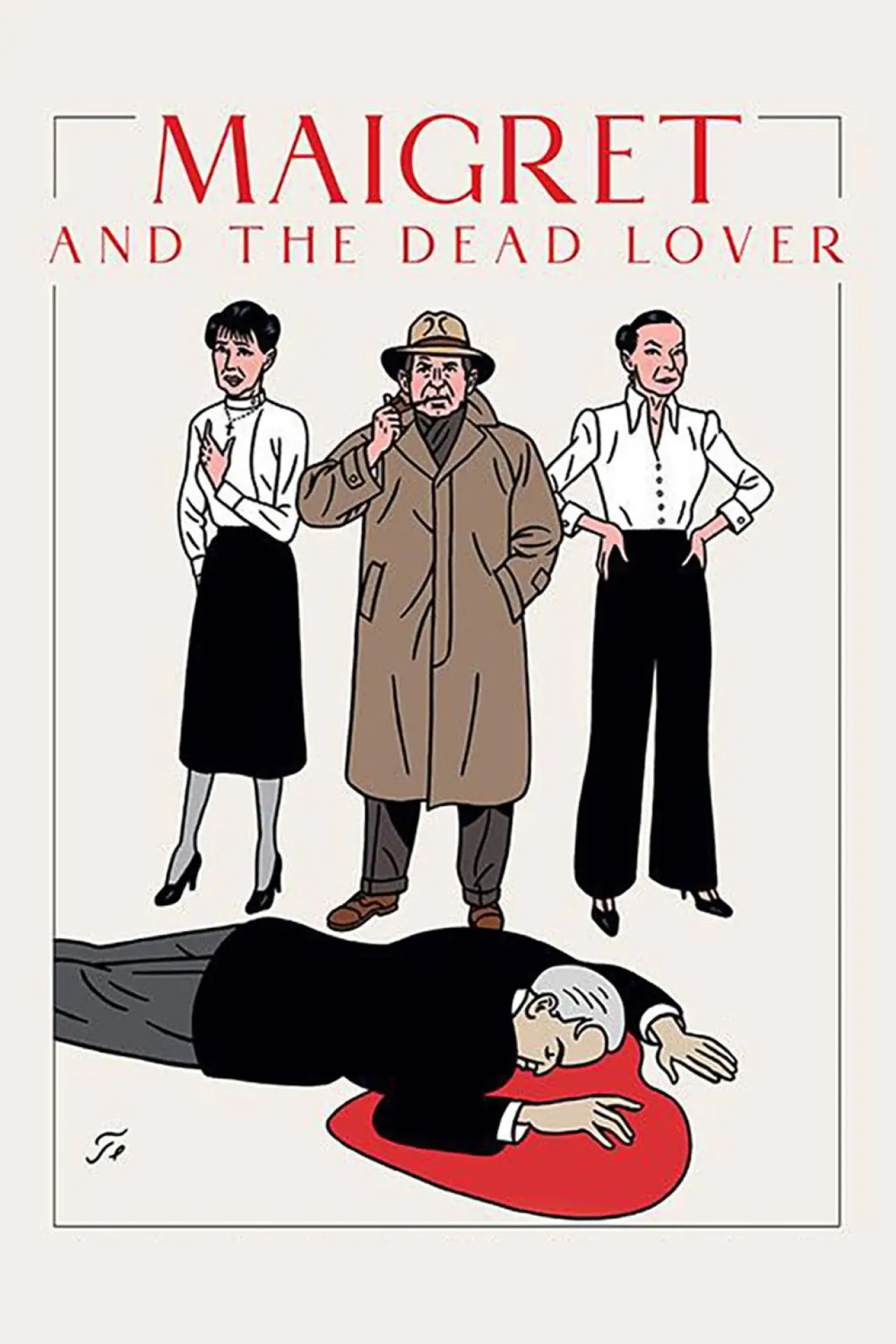 Movie poster "Maigret and the Dead Lover"