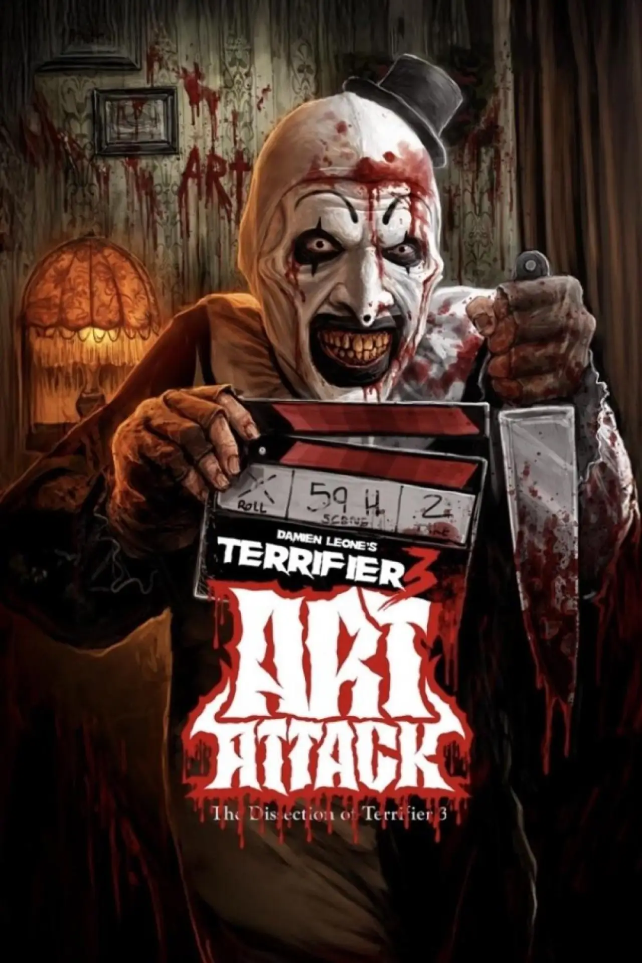 Movie poster "Art Attack! The Dissection of Terrifier 3"