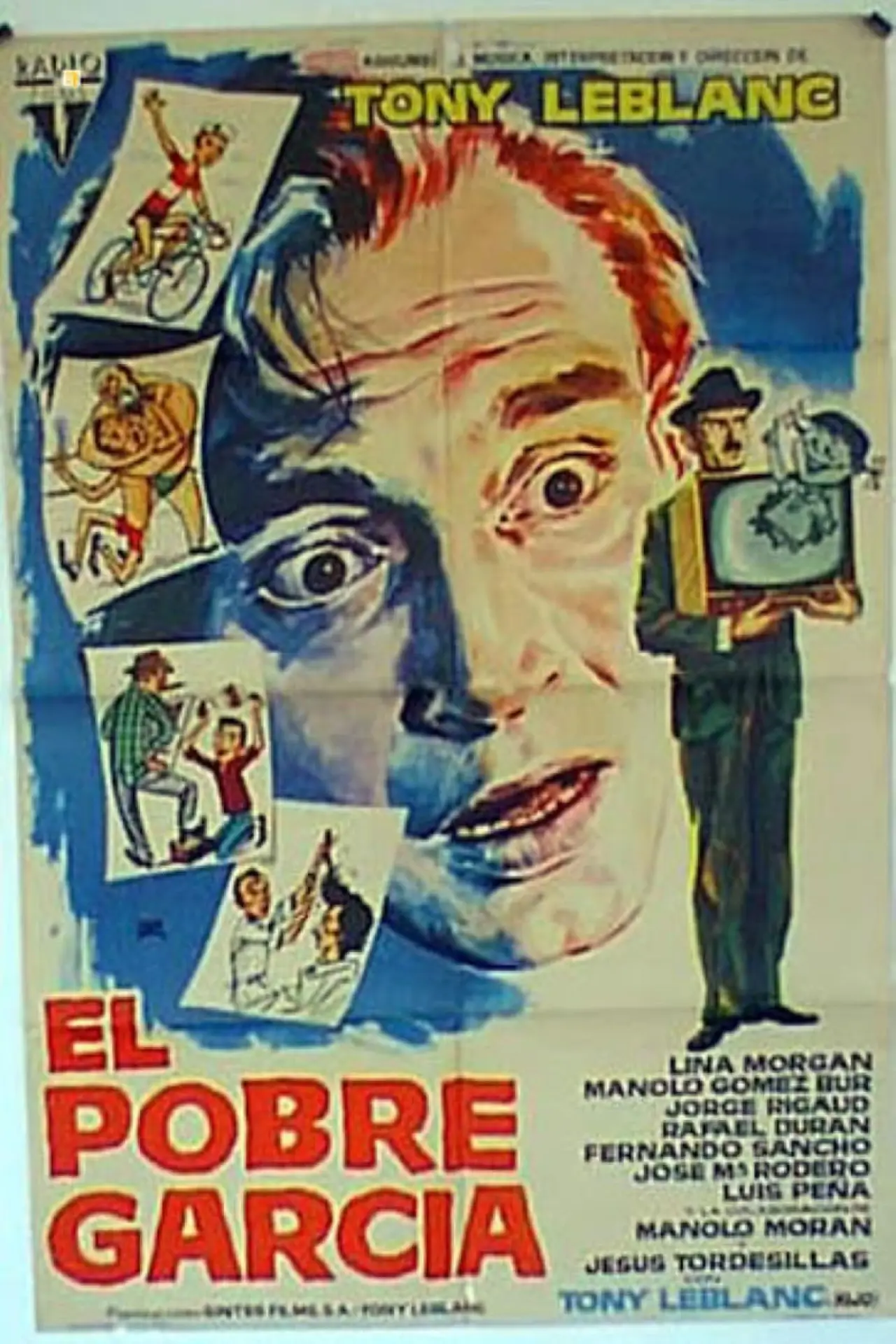 Movie poster "El pobre García"
