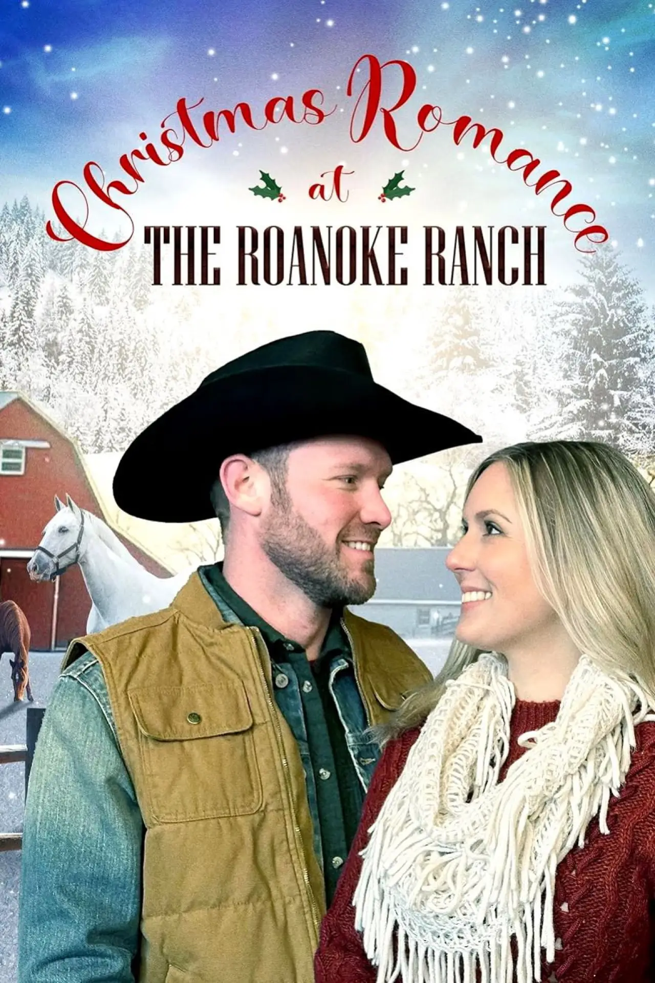 Movie poster "Christmas Romance at the Roanoke Ranch"
