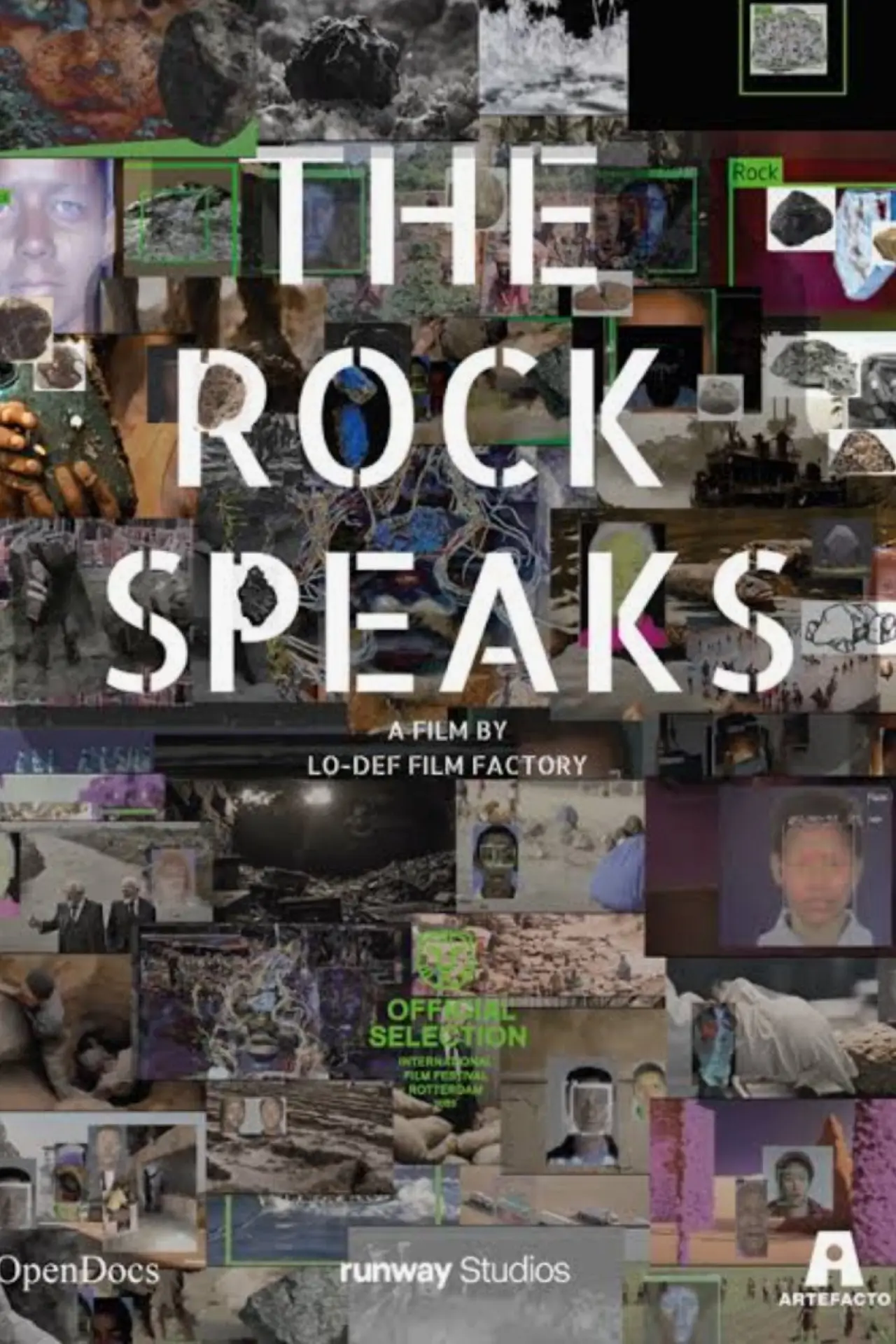 Movie poster "The Rock Speaks"