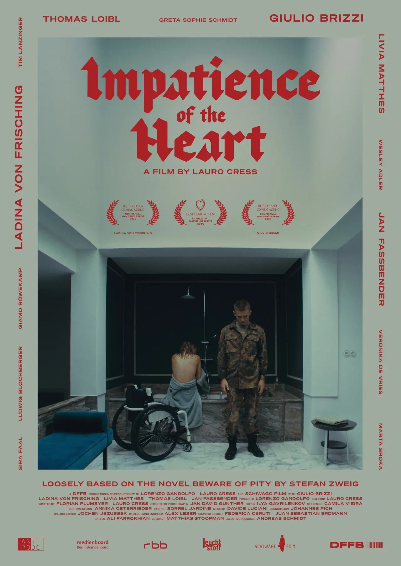 Movie poster "Impatience of the Heart"