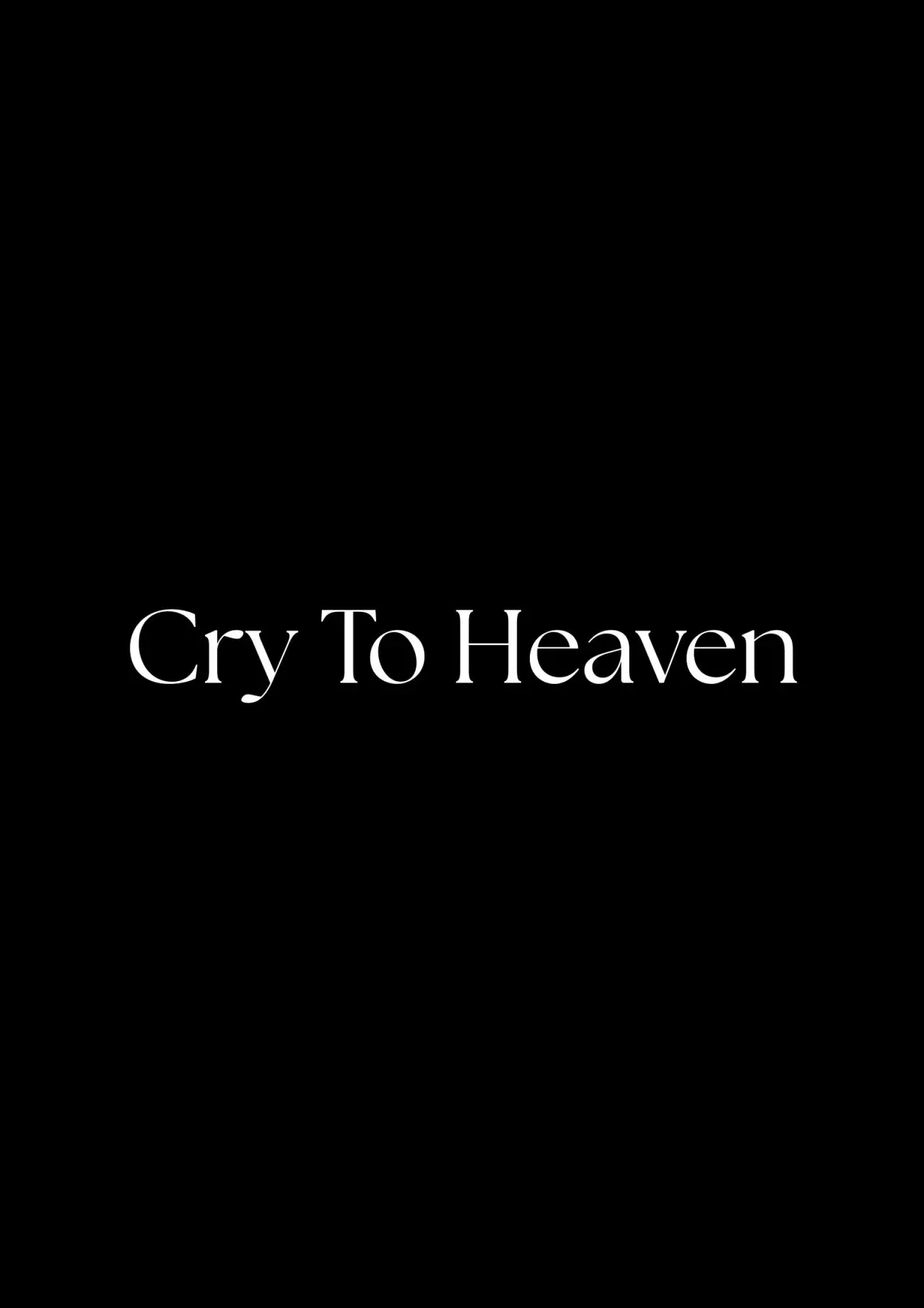 Movie poster "Cry to Heaven"