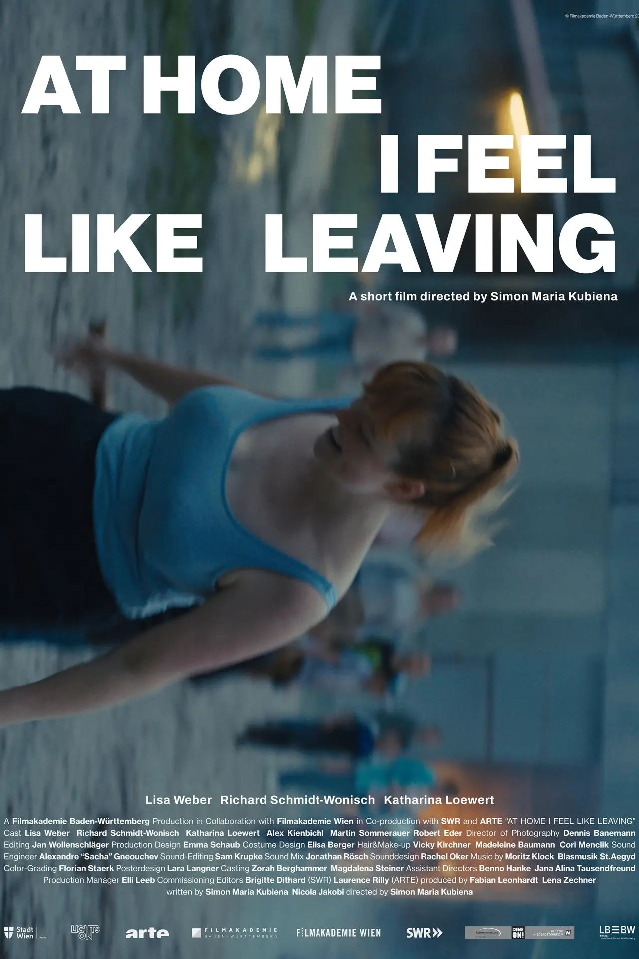 Movie poster "At Home I Feel Like Leaving"