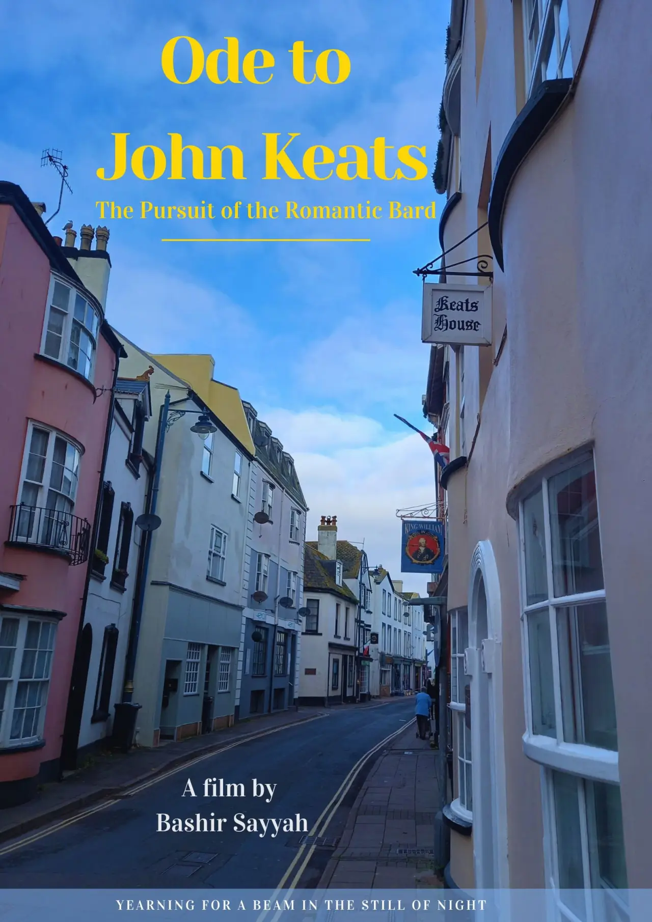 Movie poster "Ode to John Keats"