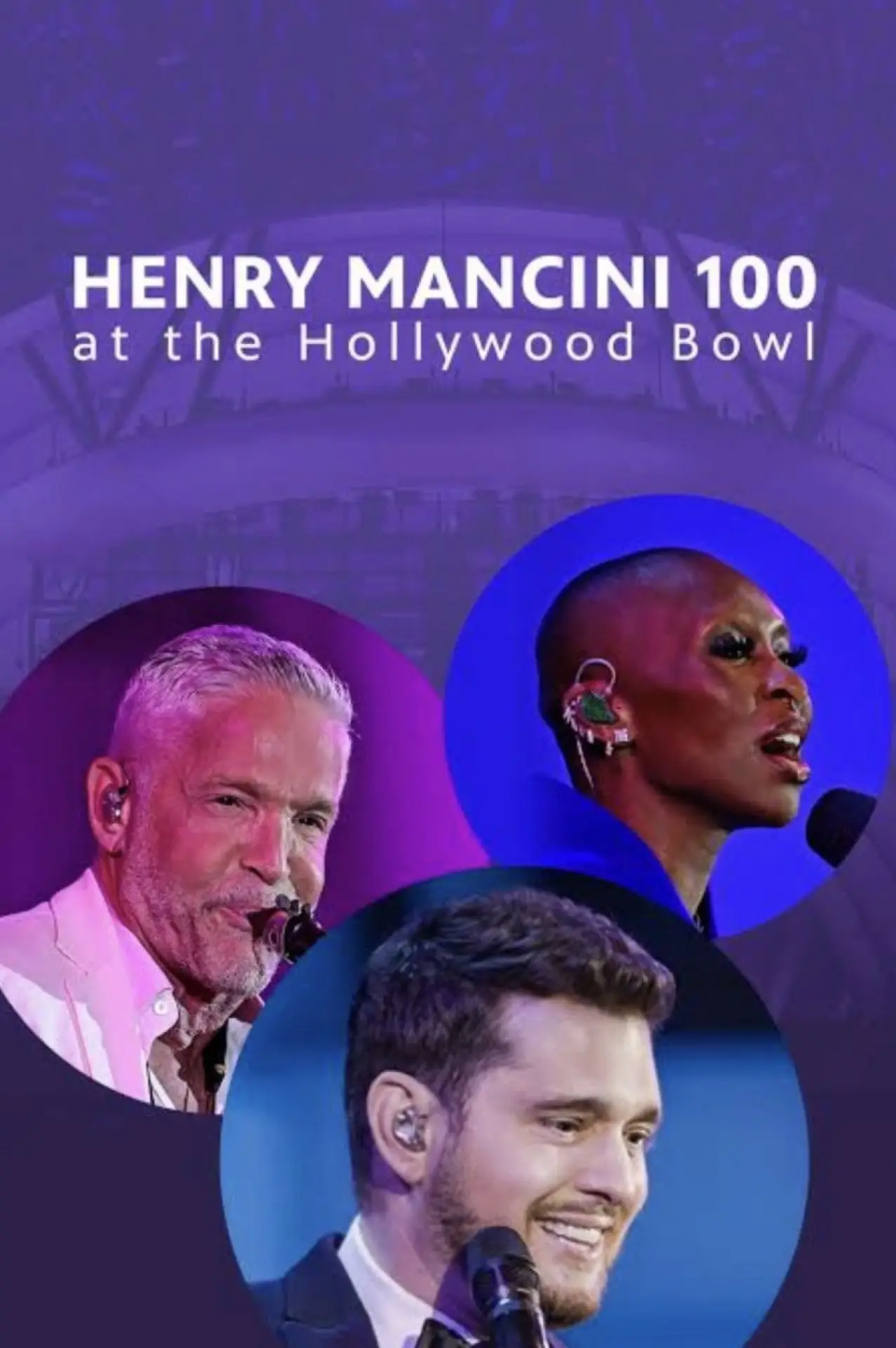 Movie poster "Henry Mancini: 100 at the Hollywood Bowl"