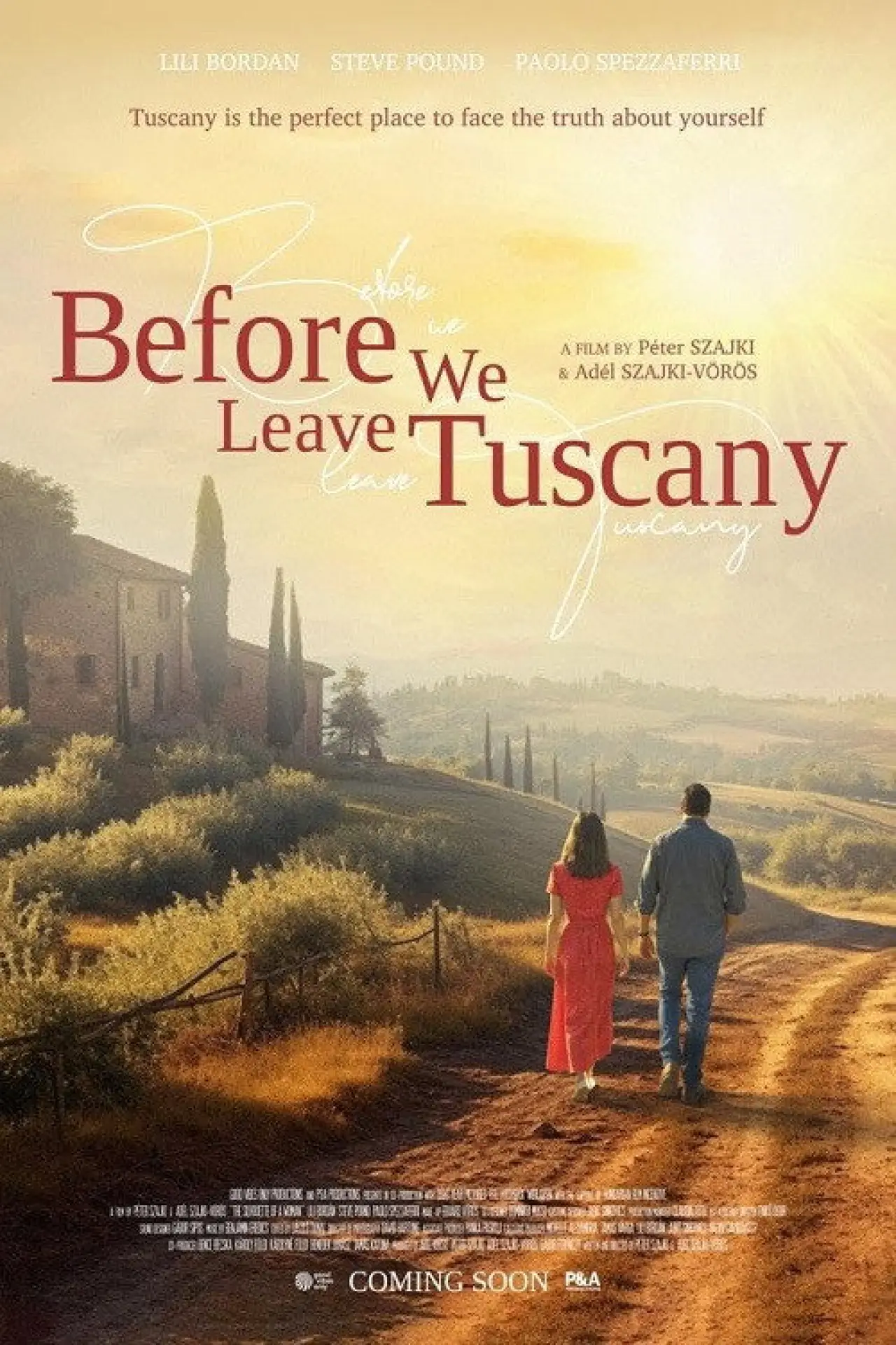 Movie poster "Before We Leave Tuscany"