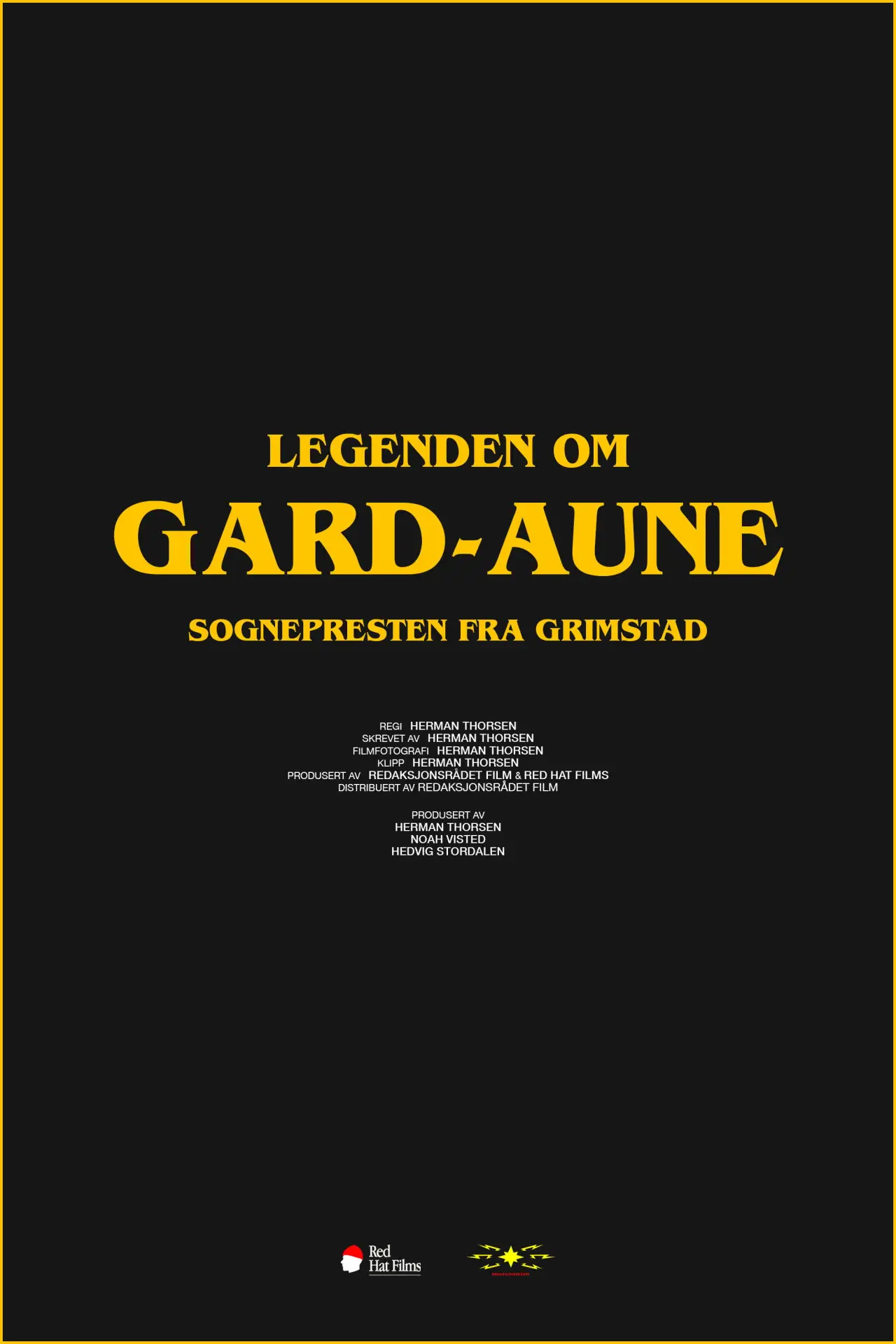 Movie poster "The Legend of Gard-Aune"