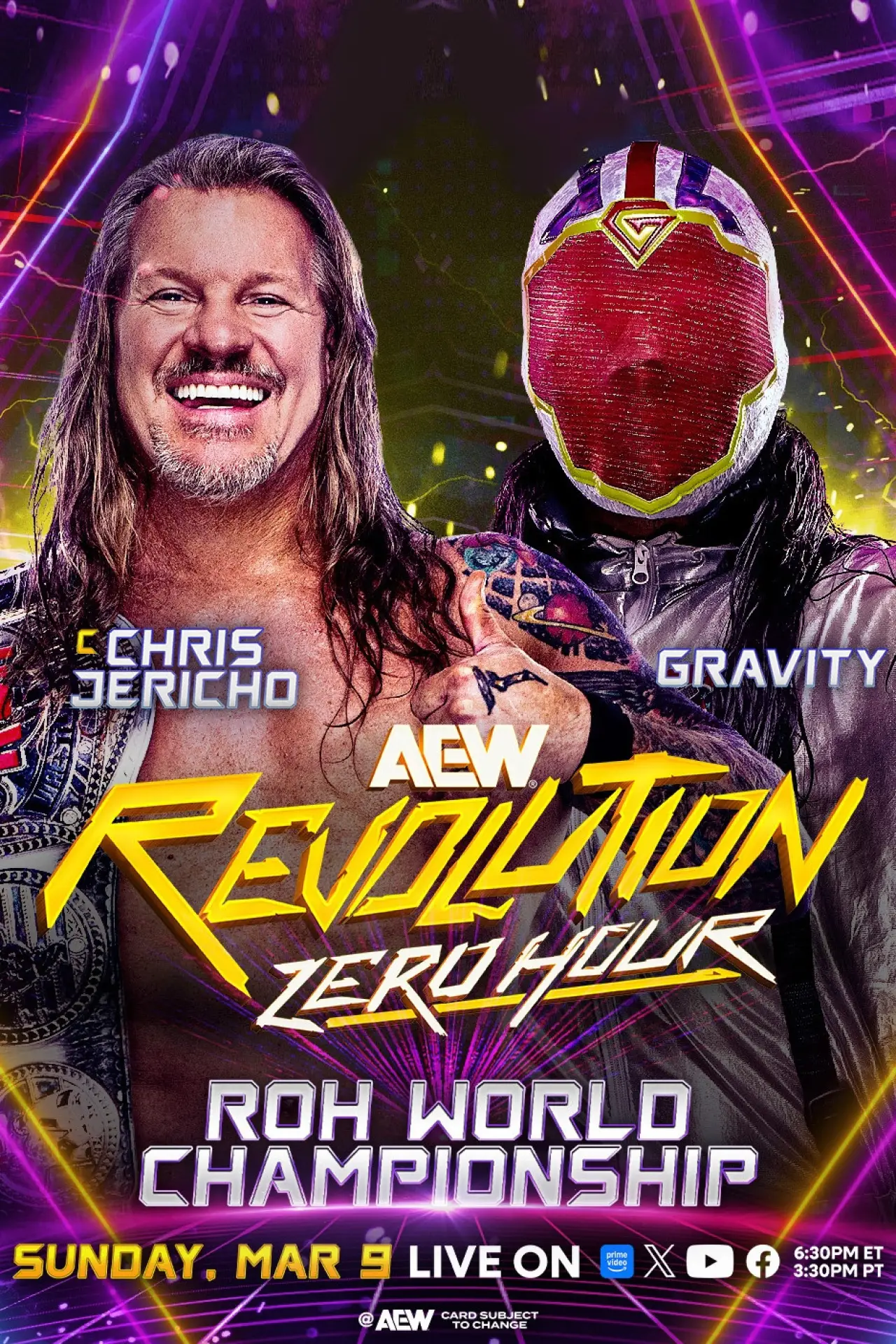Movie poster "AEW Revolution 2025: Zero Hour"