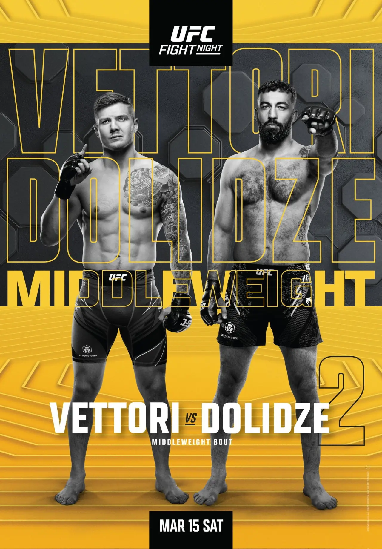 Movie poster "UFC Fight Night 254: Vettori vs. Dolidze 2"
