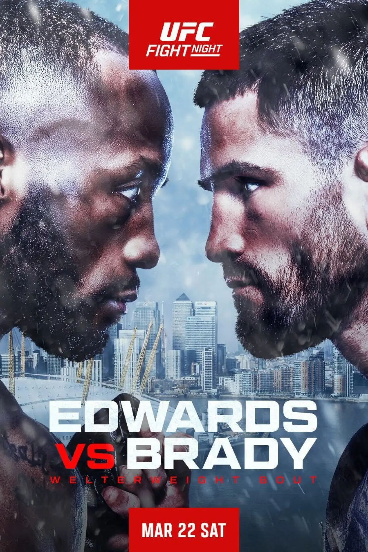 Movie poster "UFC Fight Night 255: Edwards vs. Brady"