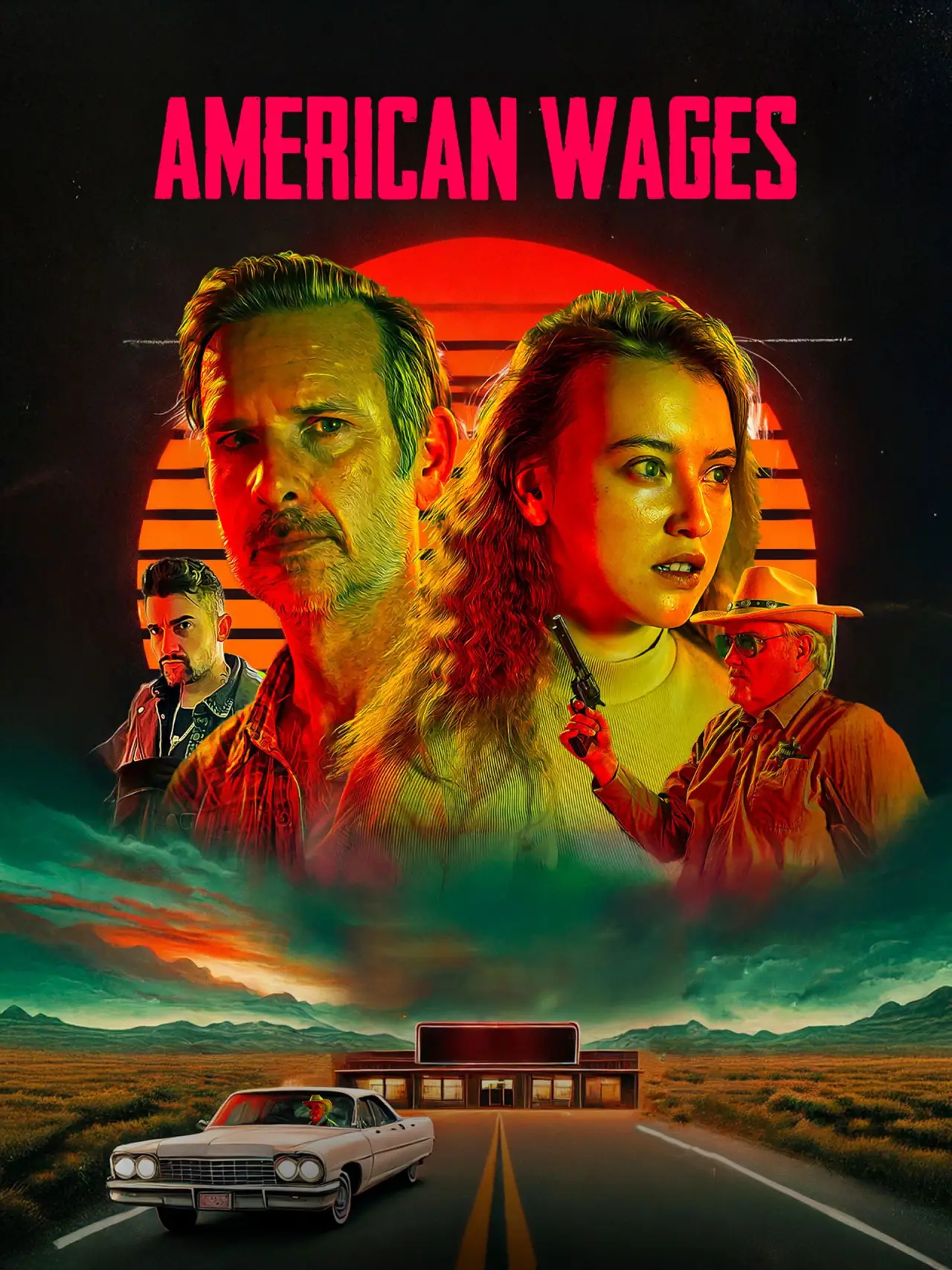 Movie poster "American Wages"