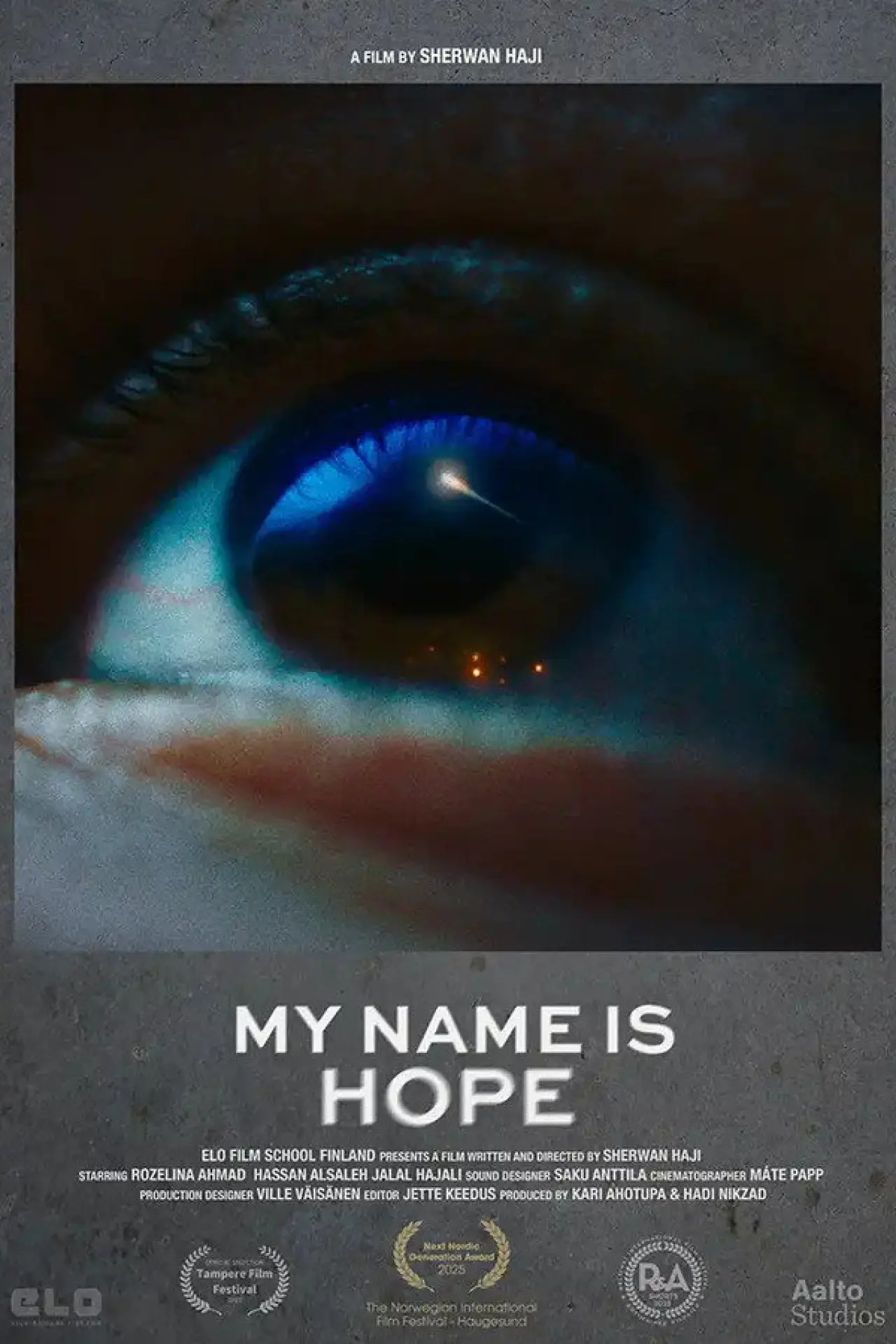 Movie poster "My Name Is Hope"