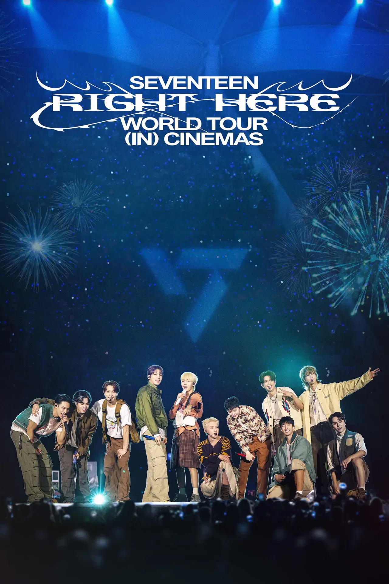 Movie poster "SEVENTEEN WORLD TOUR [RIGHT HERE] IN CINEMAS"