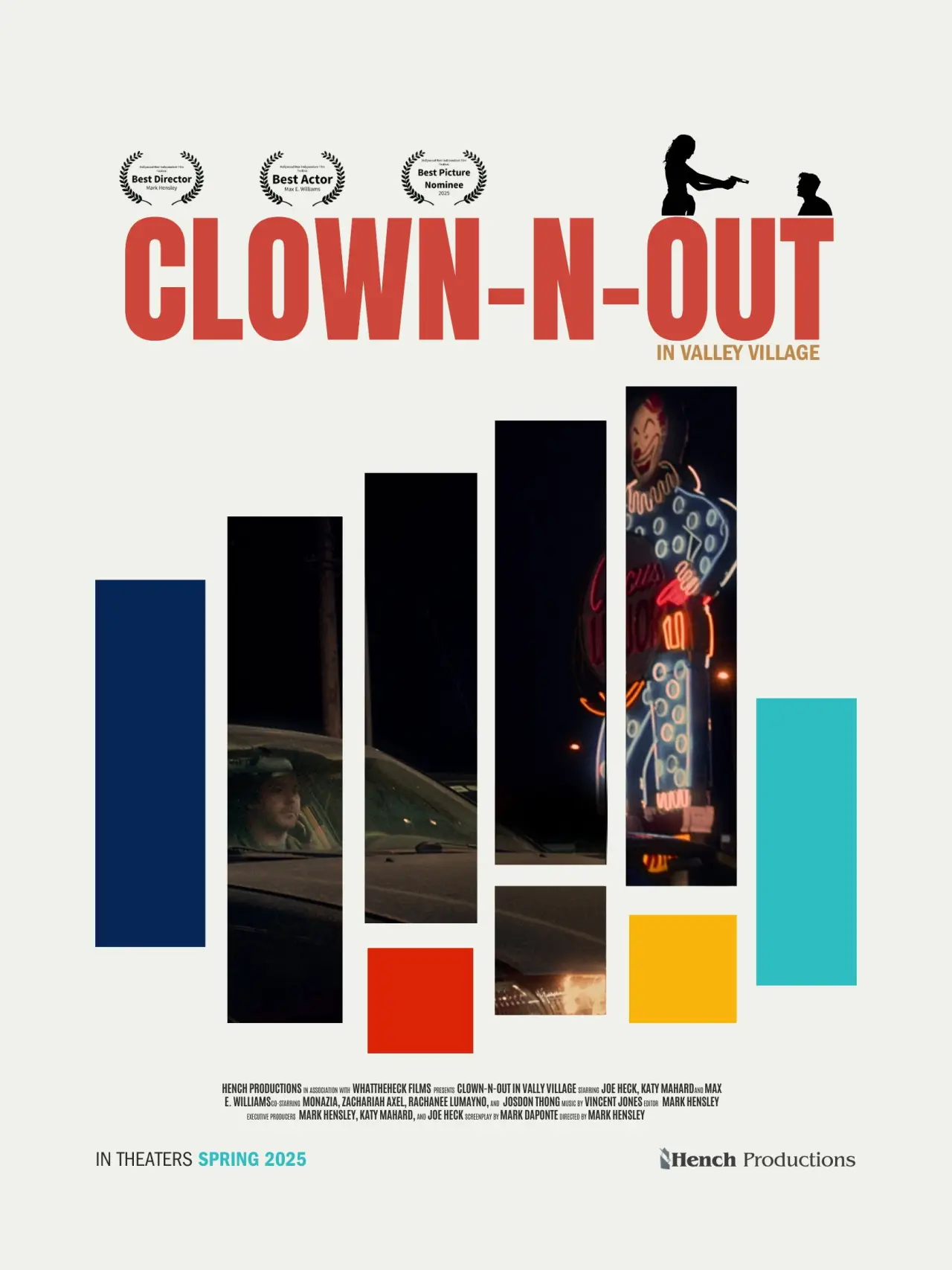Movie poster "Clown-N-Out in Valley Village"
