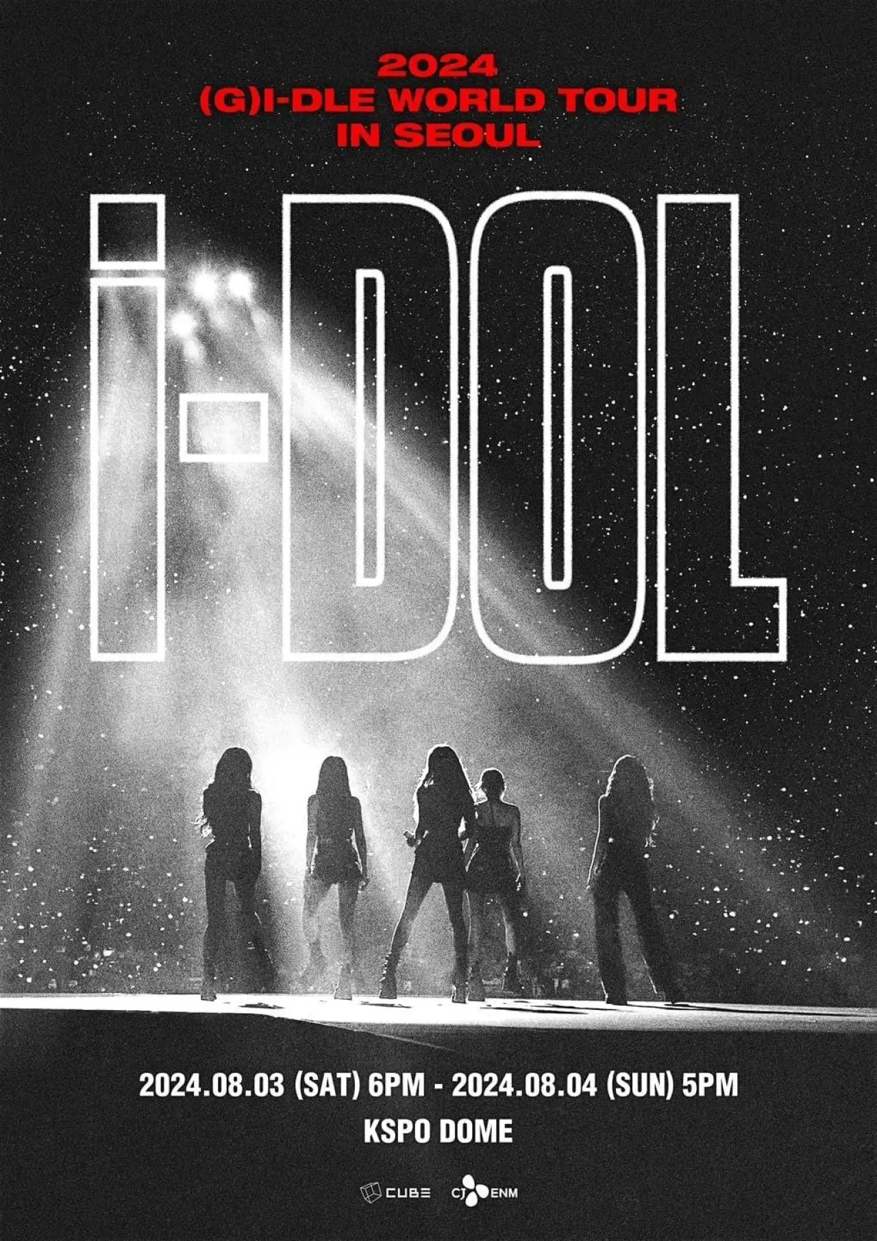 Movie poster "(G)I-DLE - 2024 (G)I-DLE WORLD TOUR [iDOL] IN SEOUL"