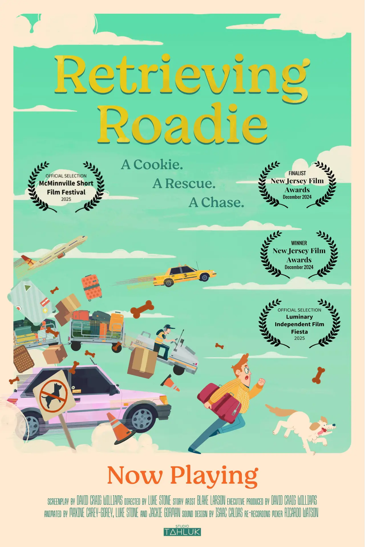 Movie poster "Retrieving Roadie"