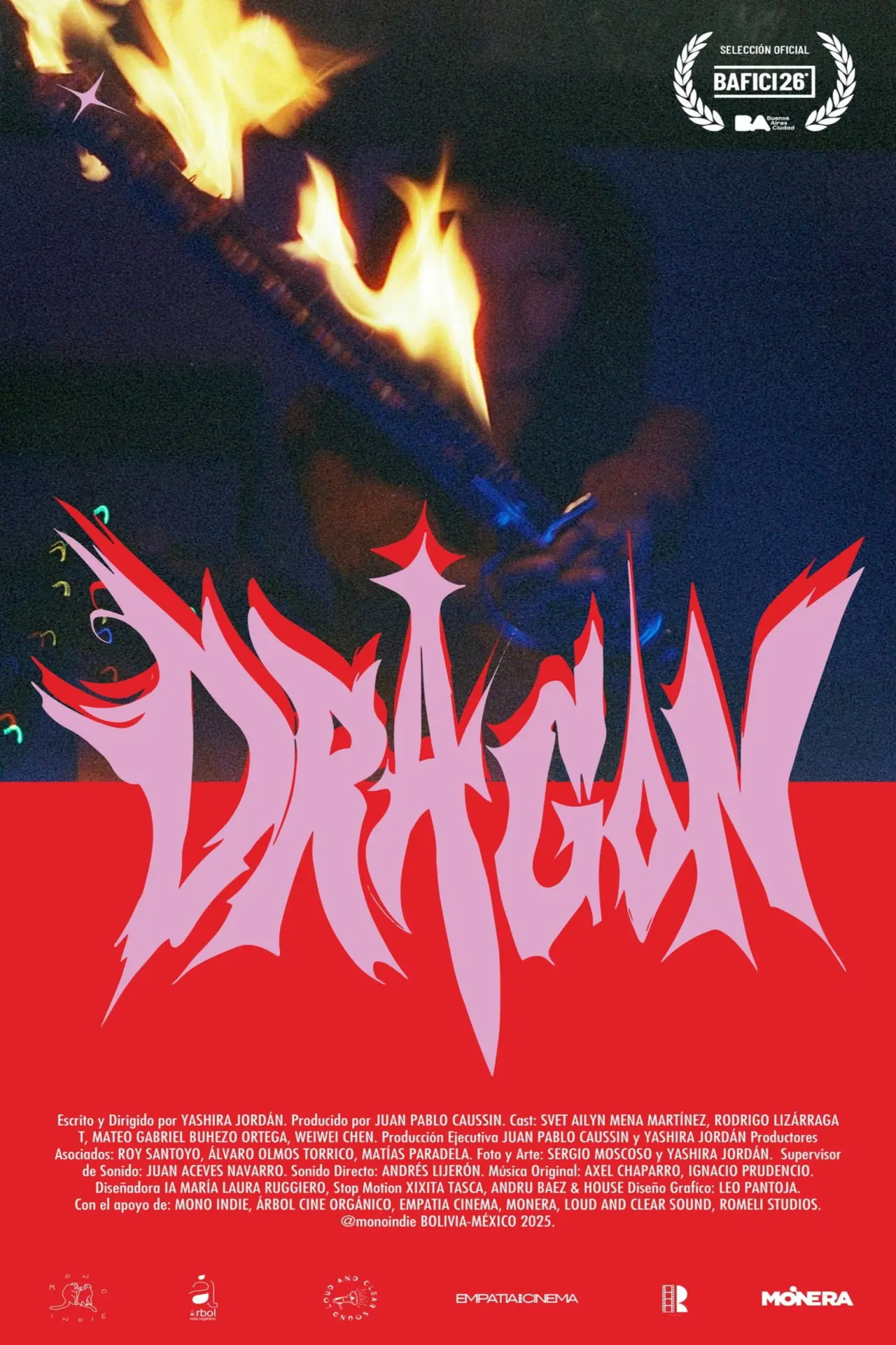 Movie poster "Dragón"