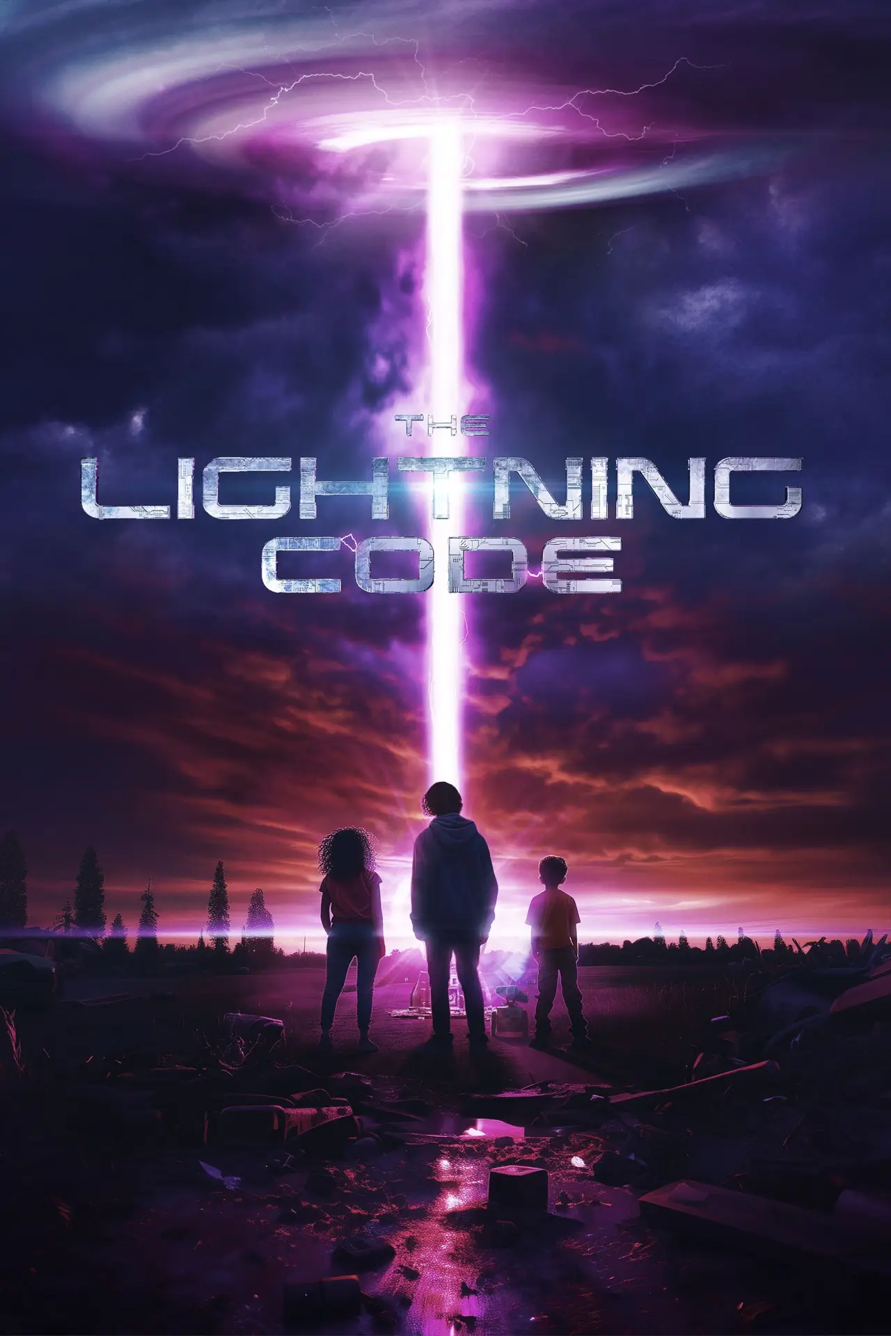 Movie poster "The Lightning Code"