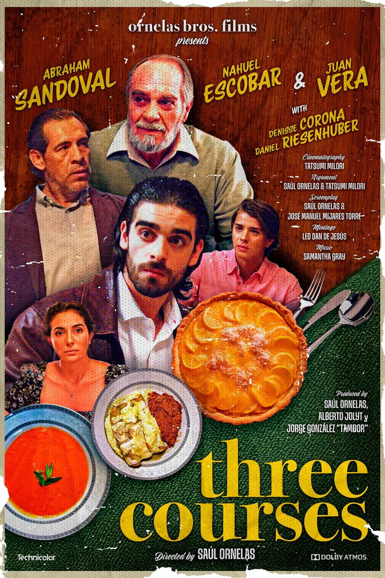 Movie poster "Three Courses"
