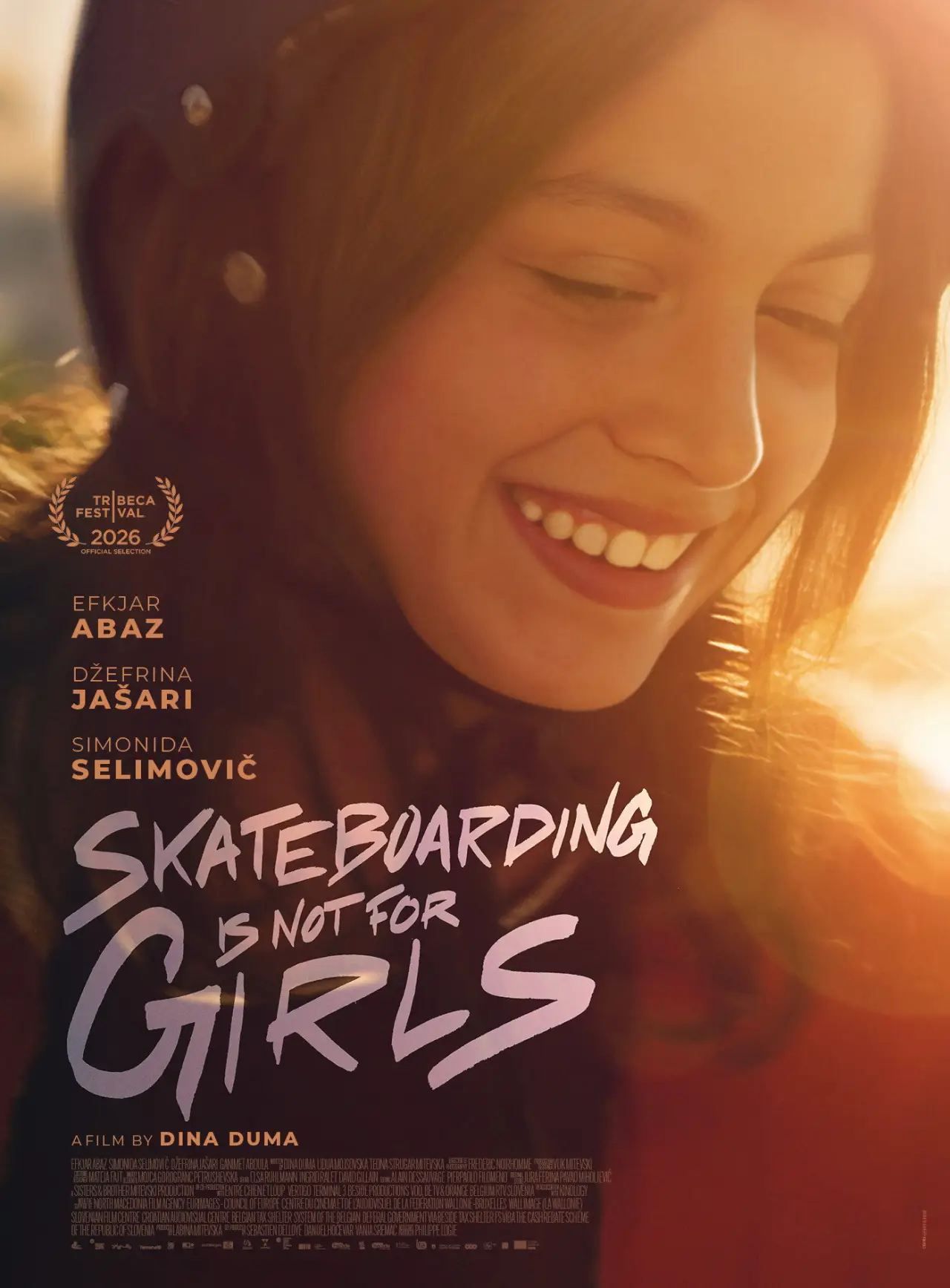 Movie poster "Skateboarding Is Not for Girls"