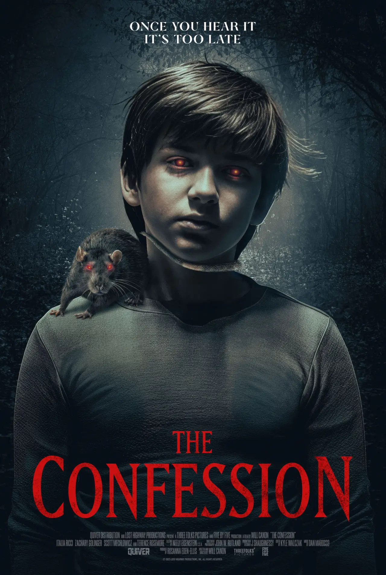 Movie poster "The Confession"