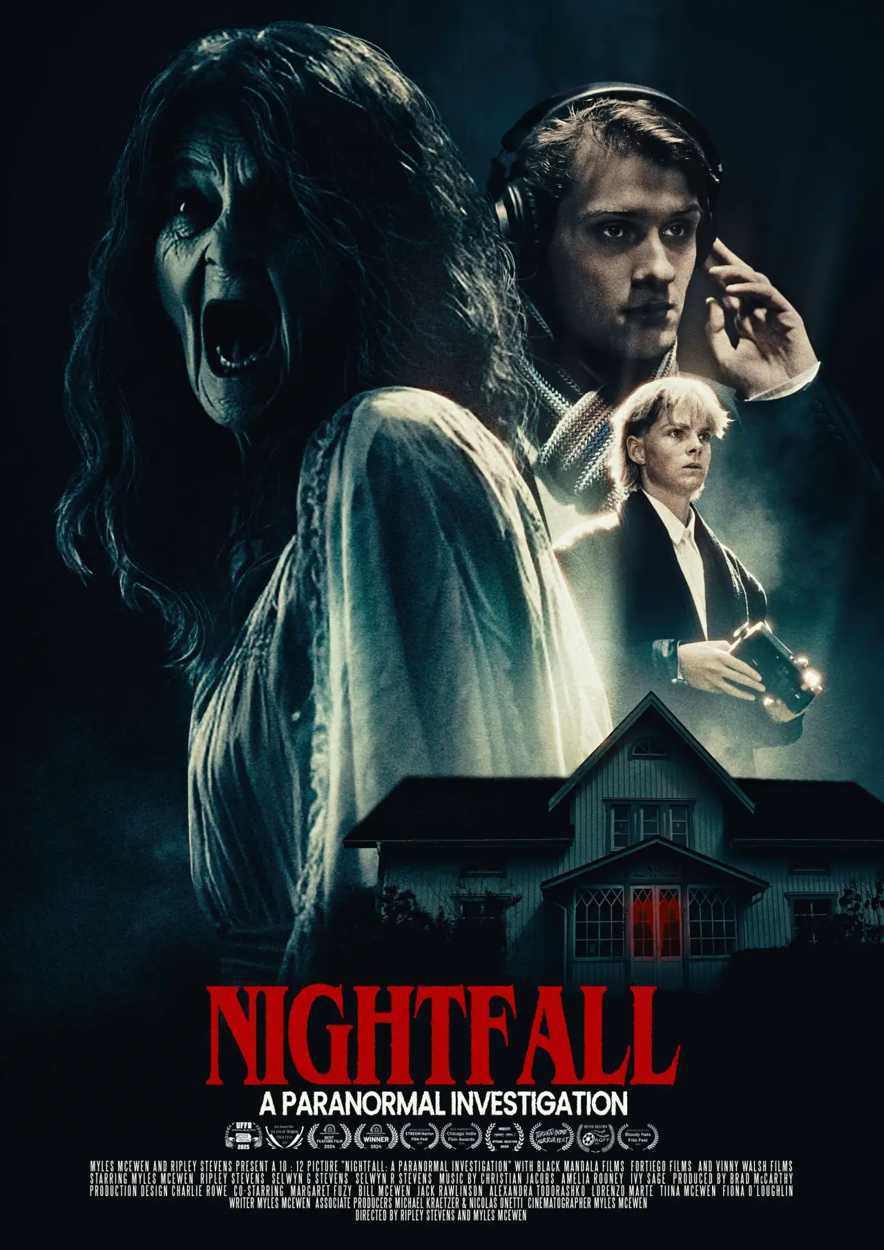 Movie poster "Nightfall: A Paranormal Investigation"