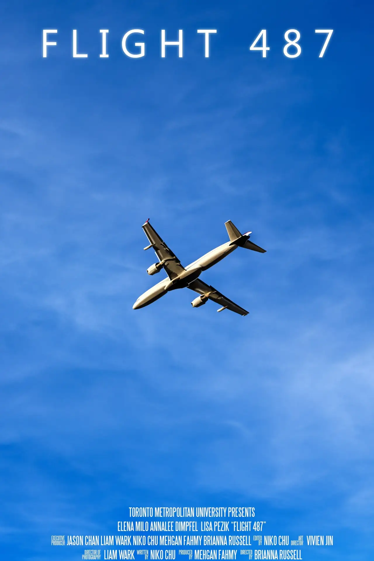 Movie poster "Flight 487"