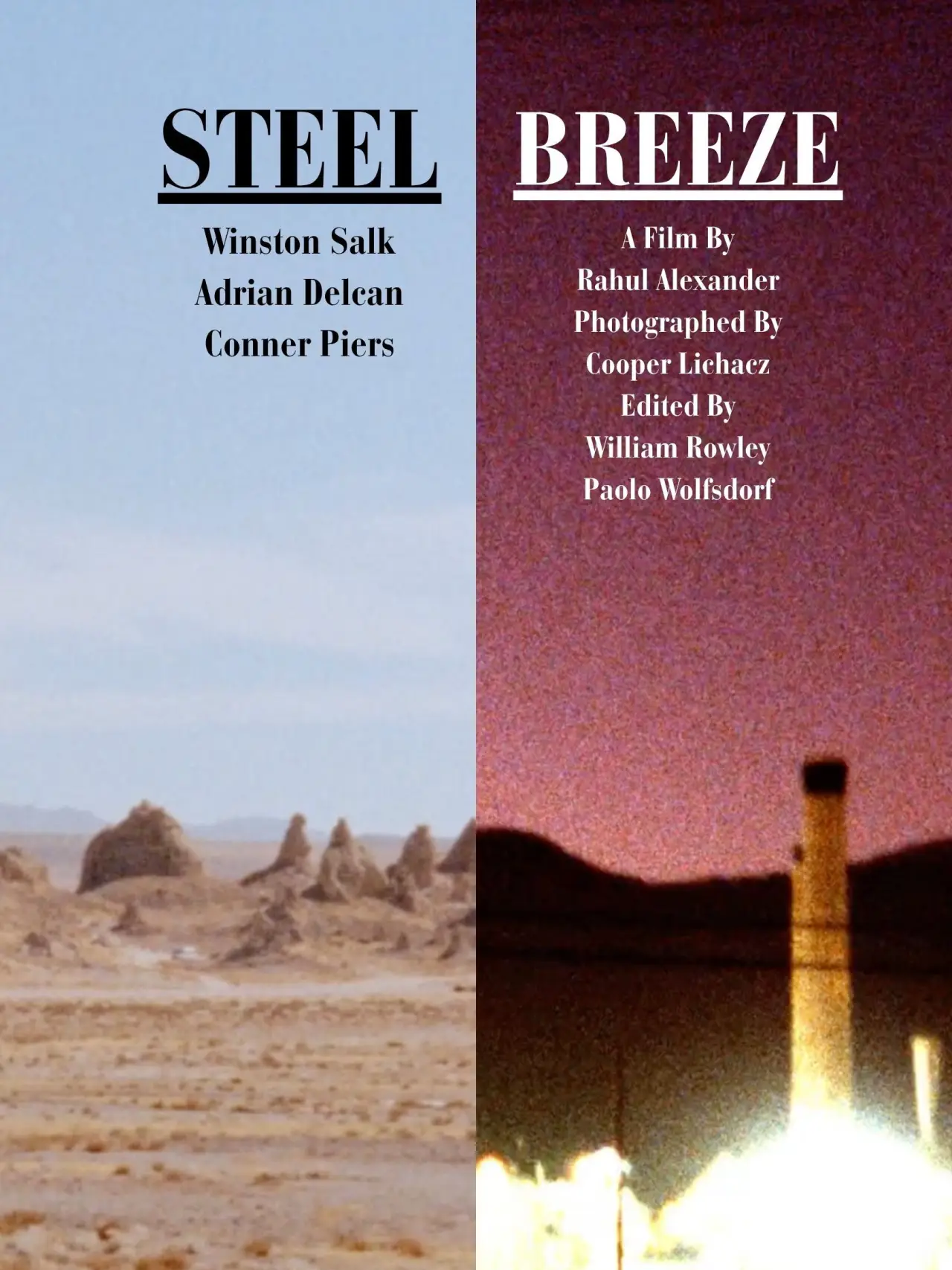 Movie poster "Steel Breeze"