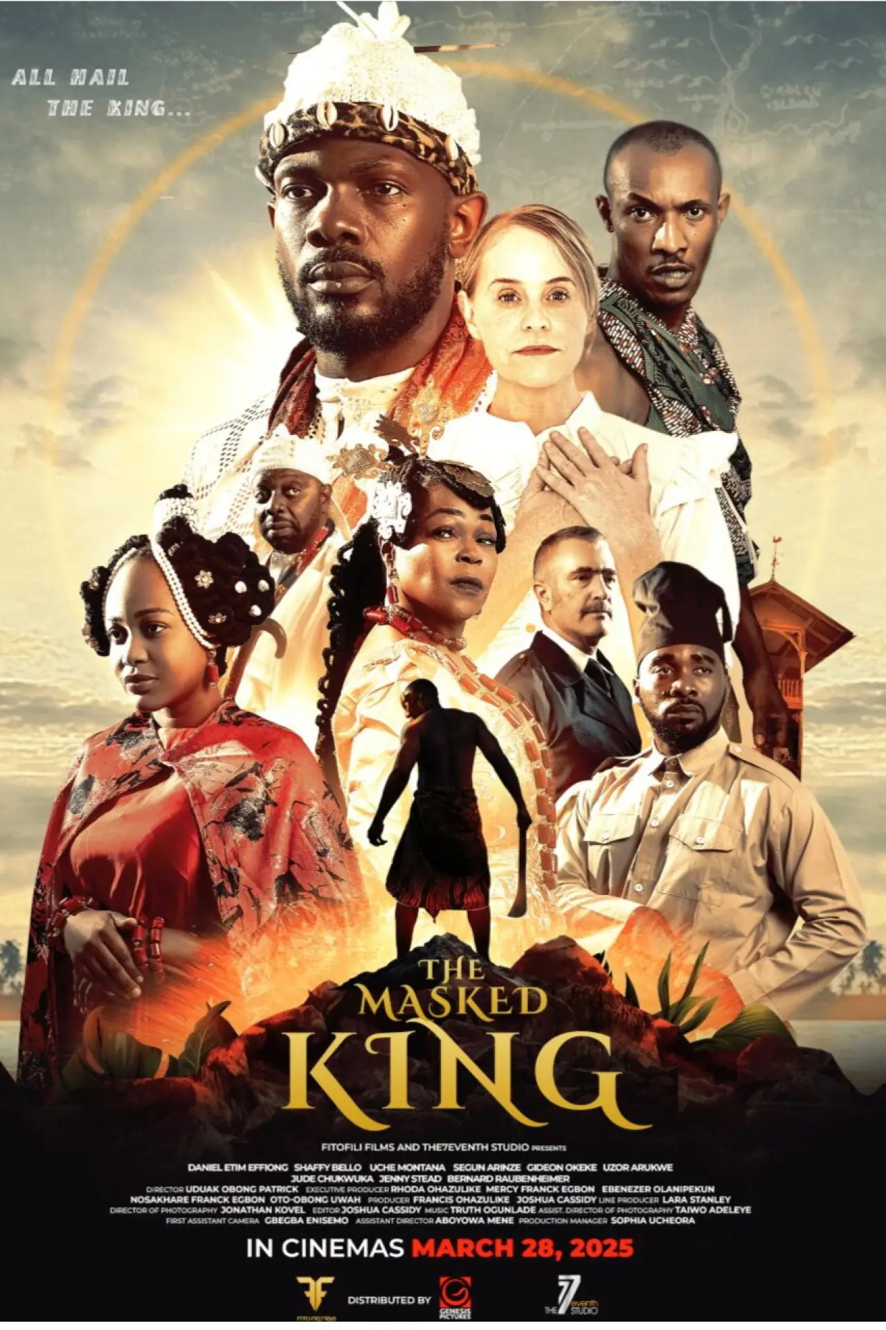 Movie poster "The Masked King"