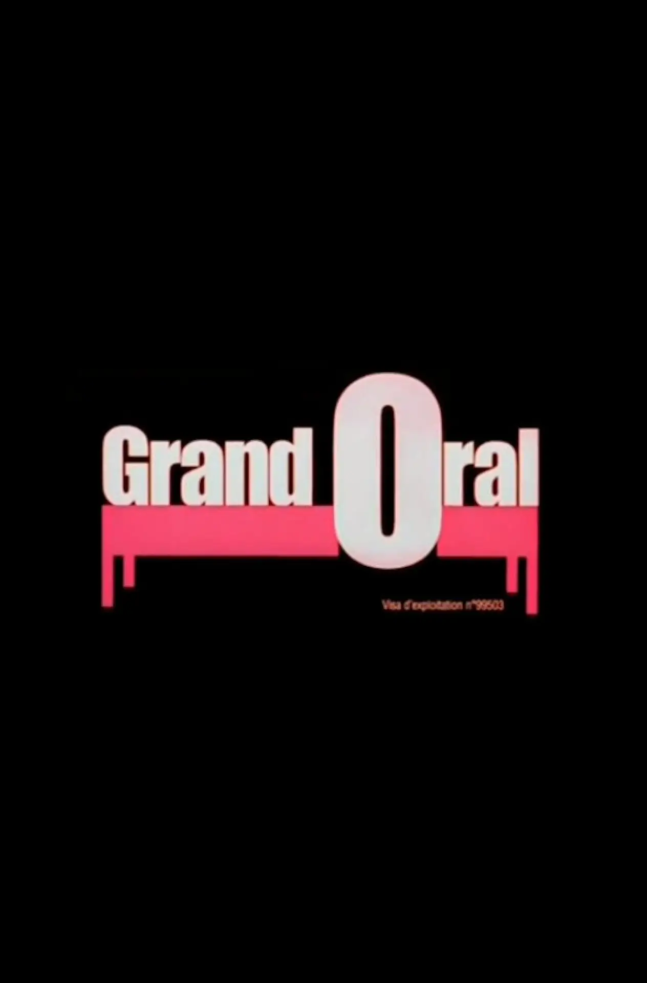 Movie poster "Grand Oral"