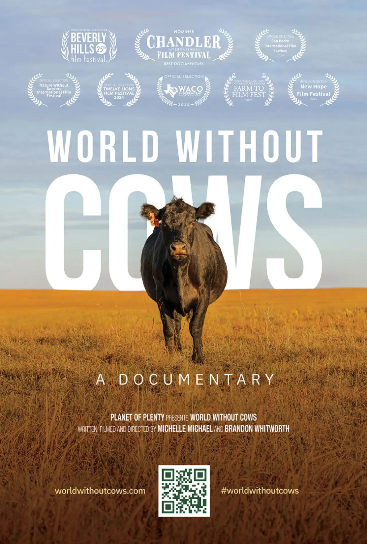 Movie poster "World Without Cows"