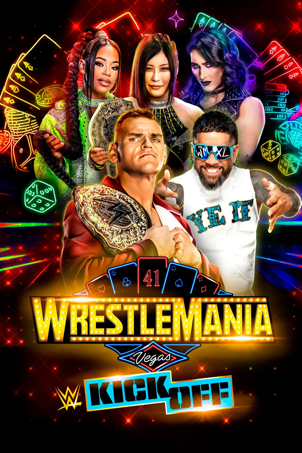 Movie poster "WrestleMania 41 Kickoff"