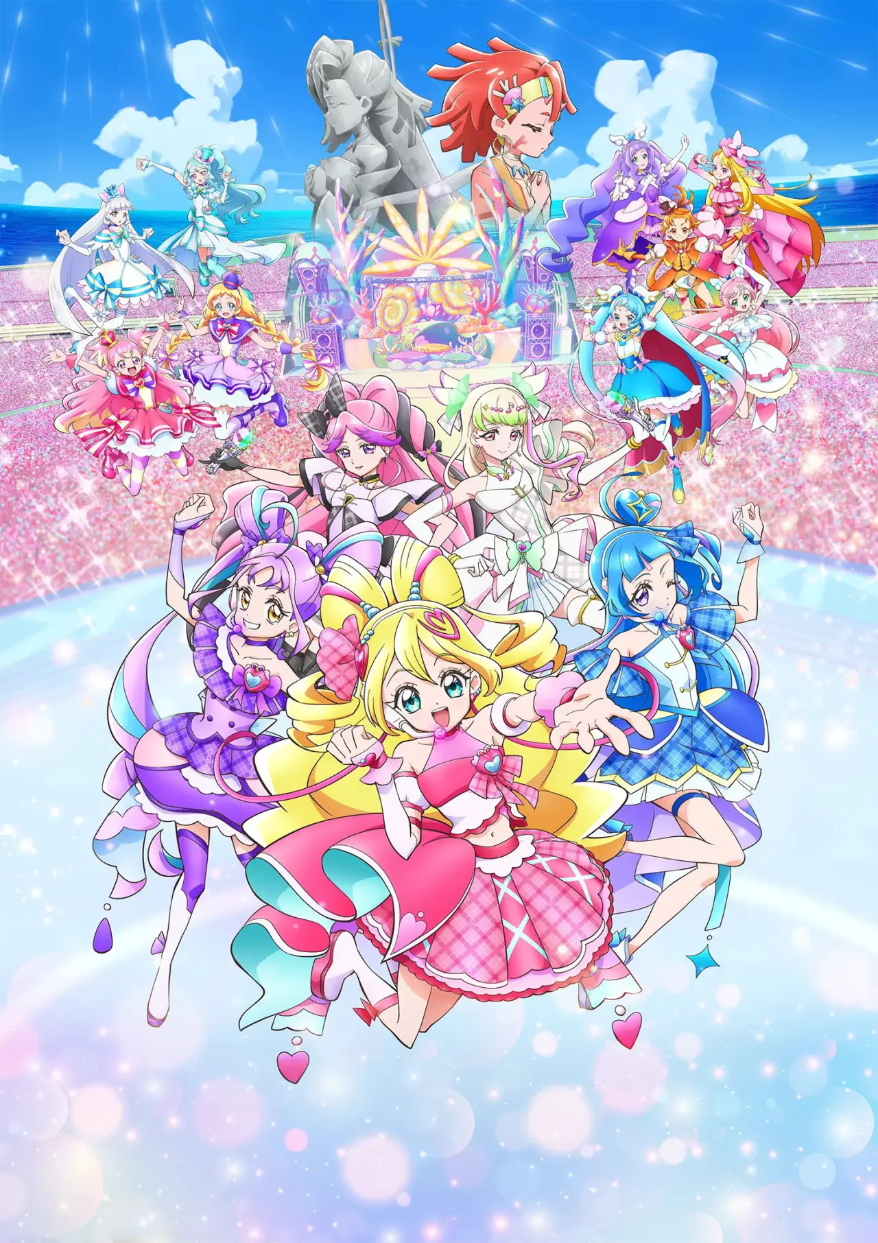 Movie poster "You and Idol Precure♪ the Movie For You! Our Kirakilala Concert!"