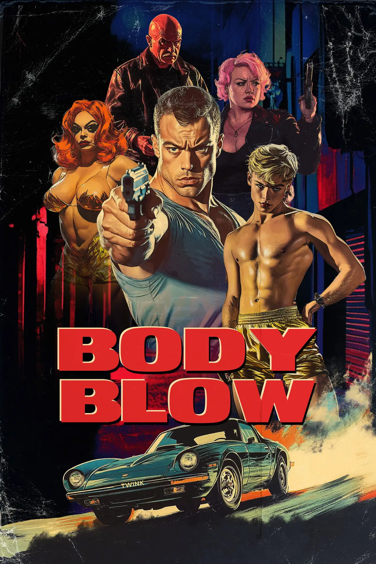 Movie poster "Body Blow"