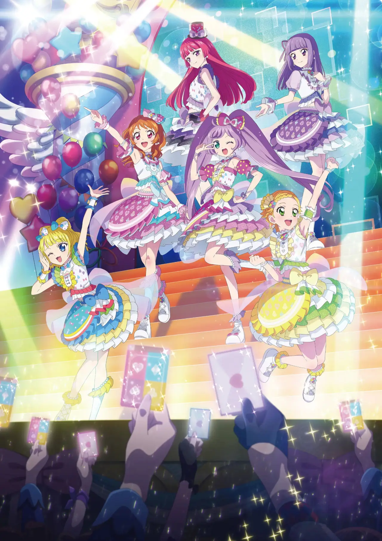 Movie poster "Aikatsu! × PriPara THE MOVIE -A Miraculous Meeting!-"